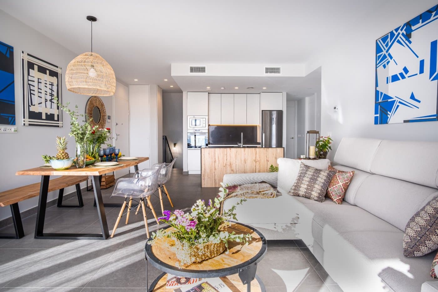 Villa mit 3 Schlafzimmern auf einer Etage in Polop(Alicante) Moderne Villen in privater Ur Vorschau 6