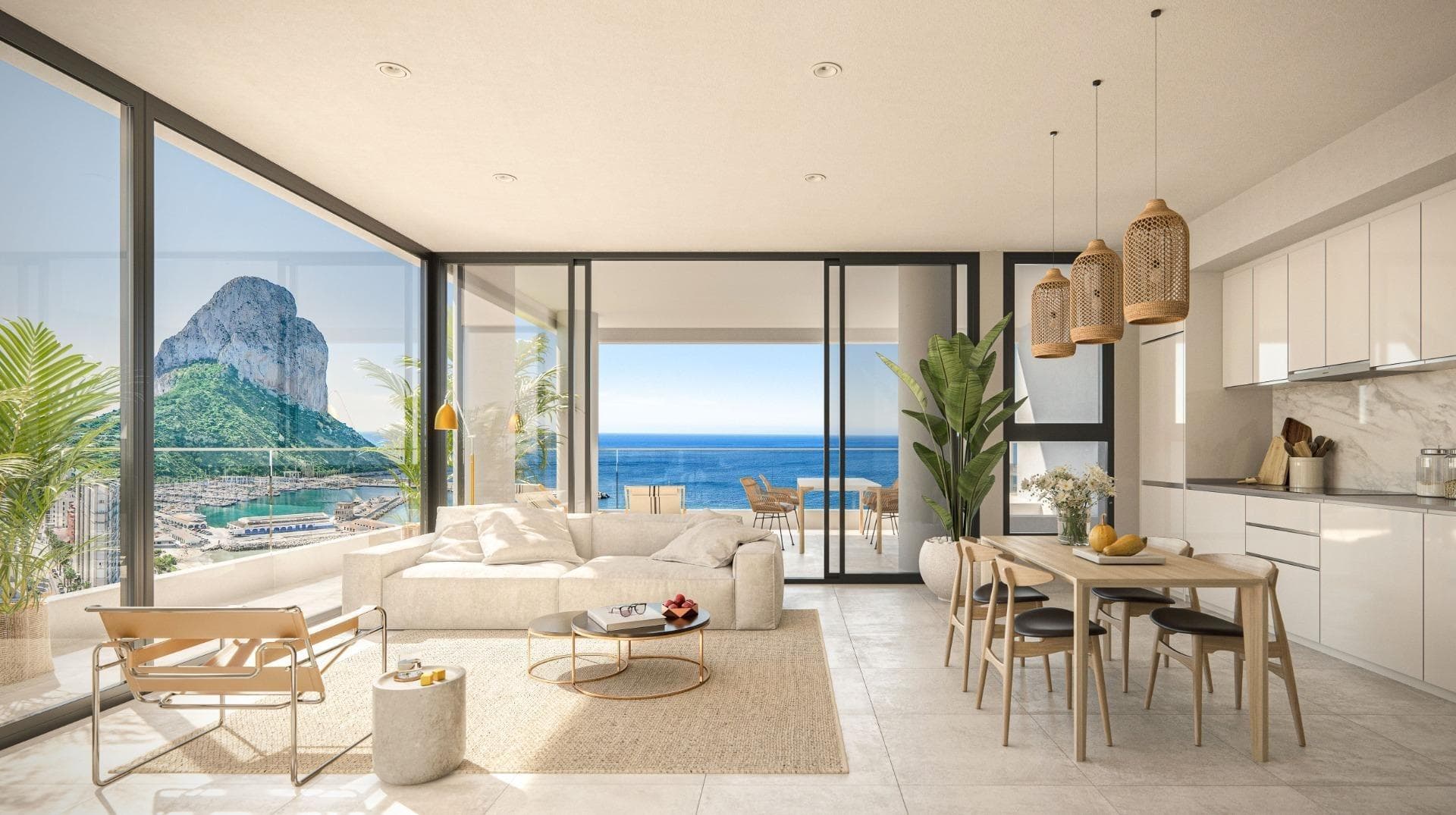 NEU GEBAUTE LUXURIÖSE PENTHOUSES MIT MEERBLICK IN CALPE Neubau Wohnanlage mit 1, 2 und 3 S Vorschau 2