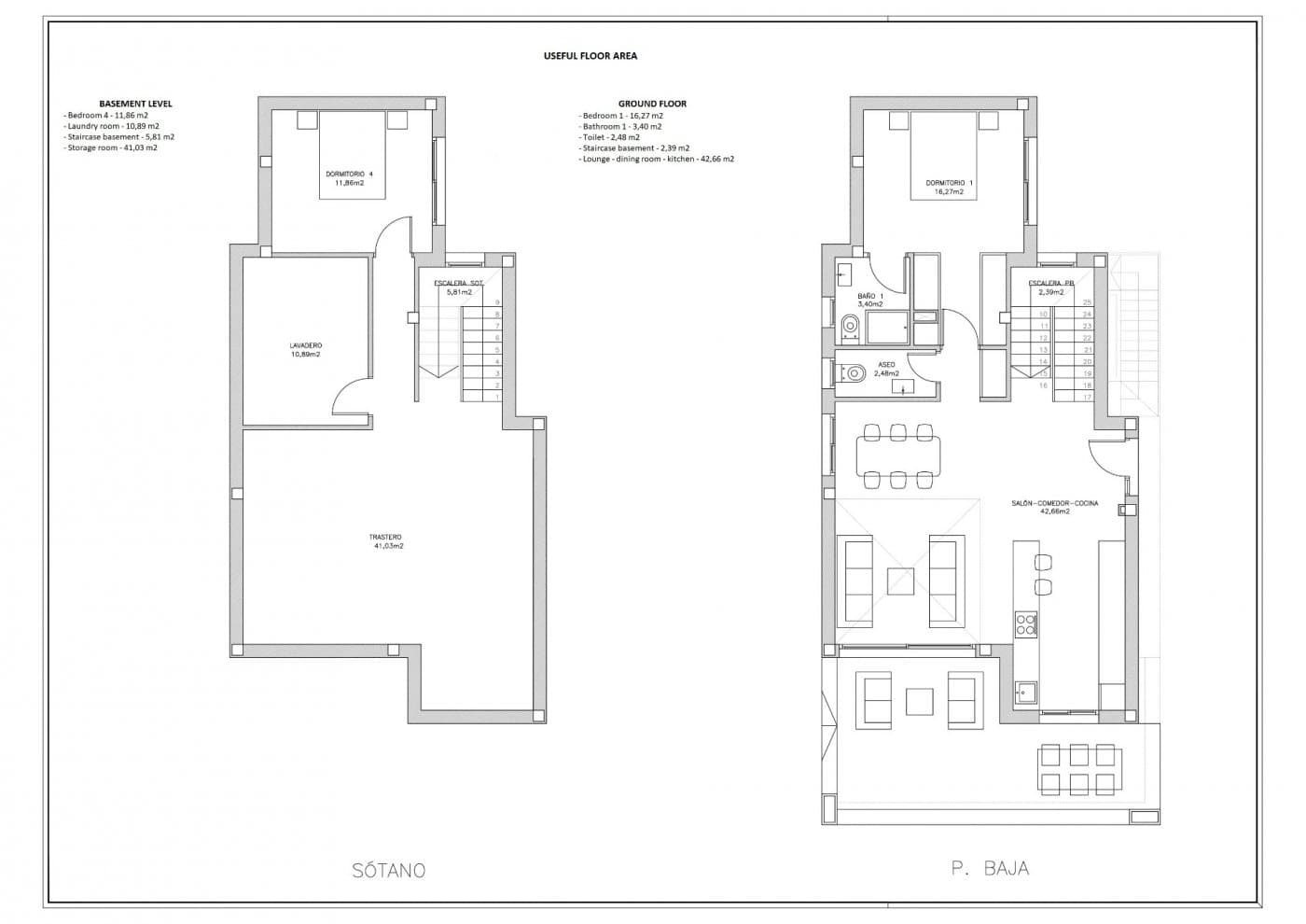 NEUBAUE VILLEN IN TORREVIEJA Villen hat 4 Schlafzimmer, 4 Bäder, offene Küche mit dem Wohn Vorschau 4