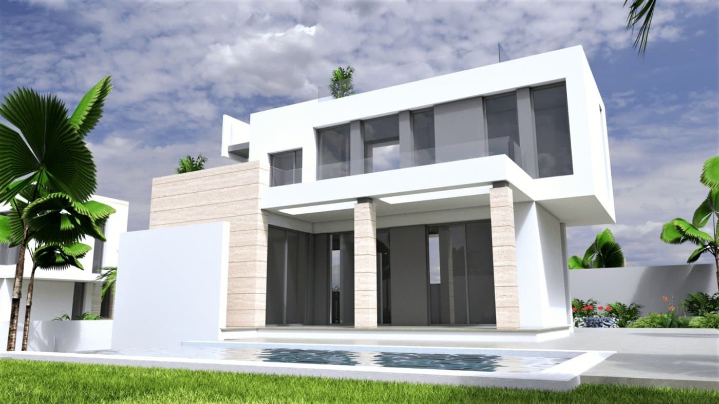 NEUBAU VILLEN IN TORREVIEJA New Build Projekt von 3 Villen in einer ruhigen Wohngegend Agu