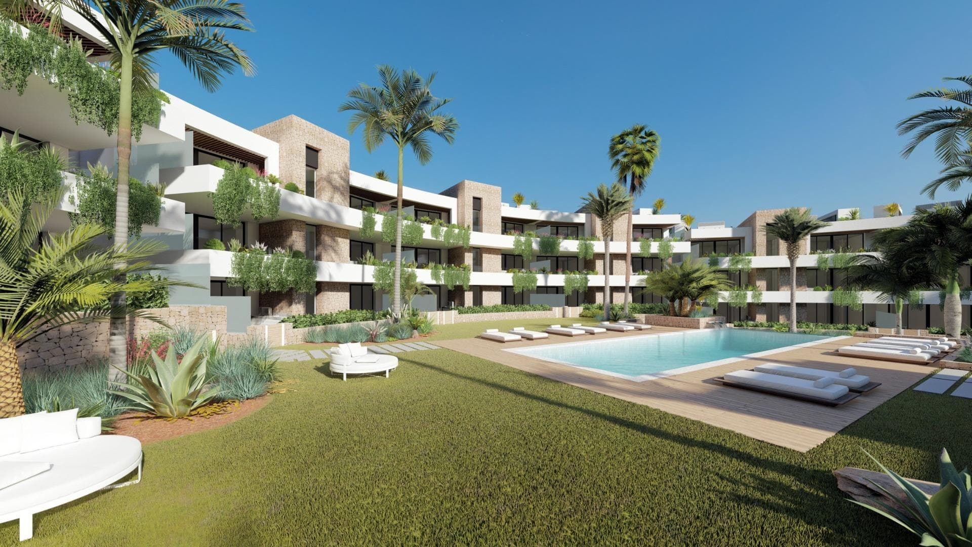 NEU GEBAUTE WOHNANLAGE IM LA MANGA CLUB RESORT Neubau einer exklusiven Wohnanlage mit 42 A