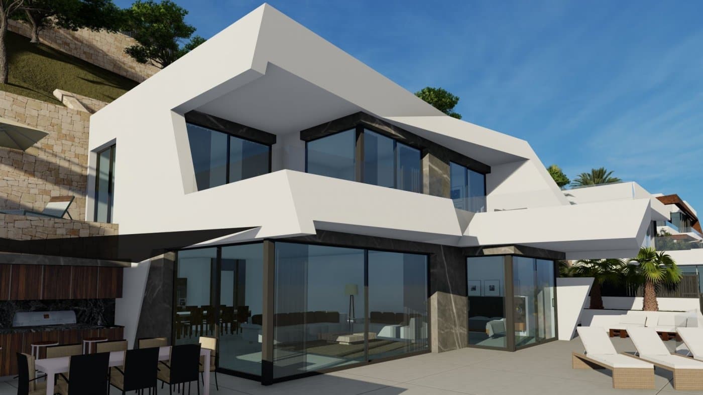NEU GEBAUTE LUXUSVILLA MIT SPEKTAKULÄRER AUSSICHT IN CALPE Neu gebaute Villa in Calpe mit  Vorschau 4