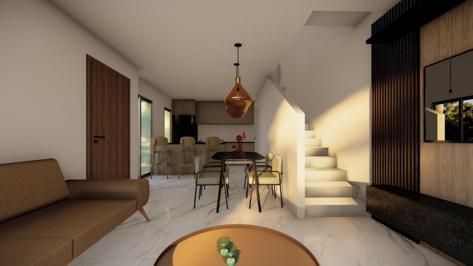 Doppelhaushälfte mit 3 Schlafzimmern und privatem Pool in Daya Nueva Die zweistöckige Vill Vorschau 2