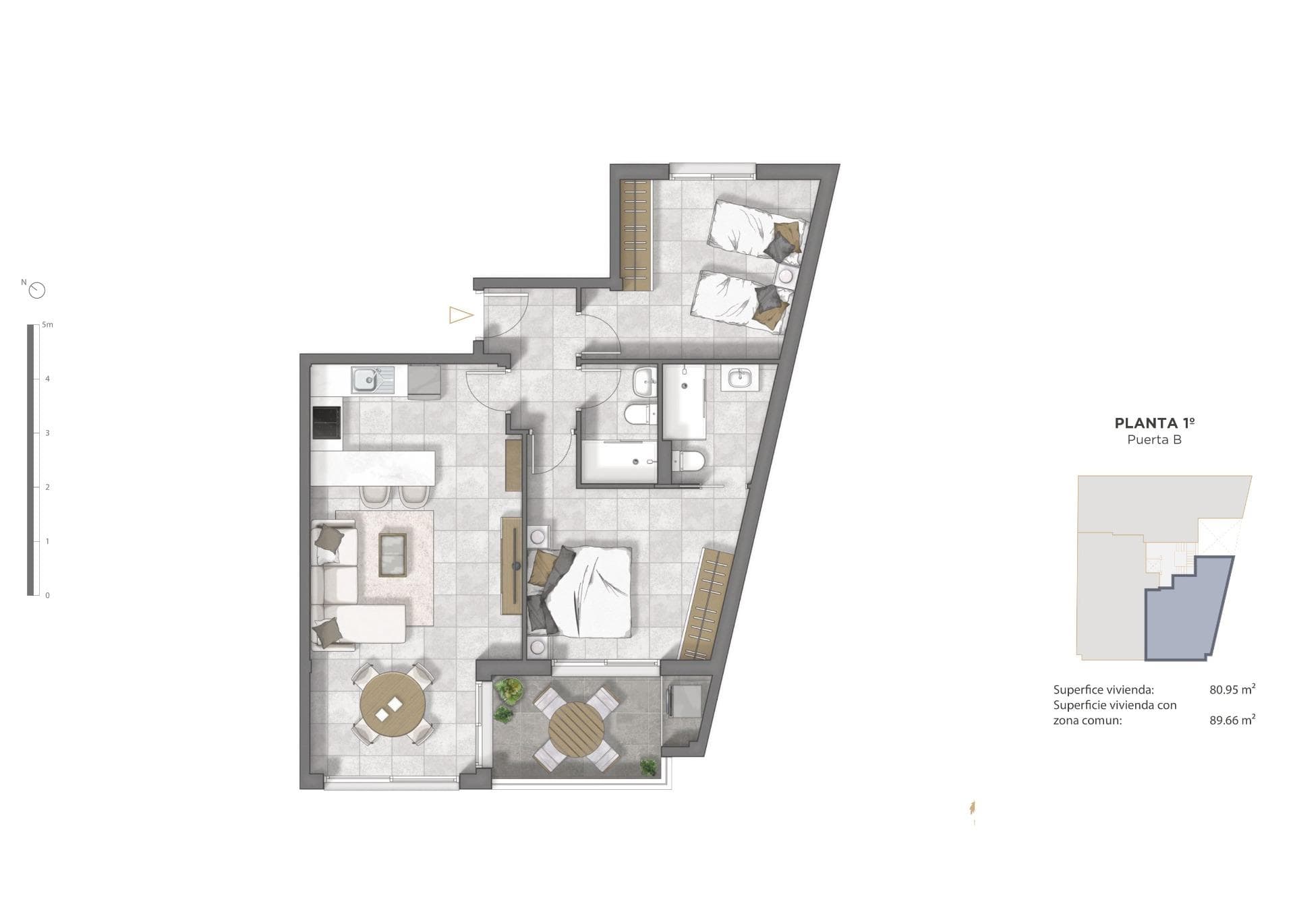 NEUBAUWOHNUNG IN GUARDAMAR DEL SEGURA Neu gebaute Wohnanlage im Zentrum von Guardamar del  Vorschau 6