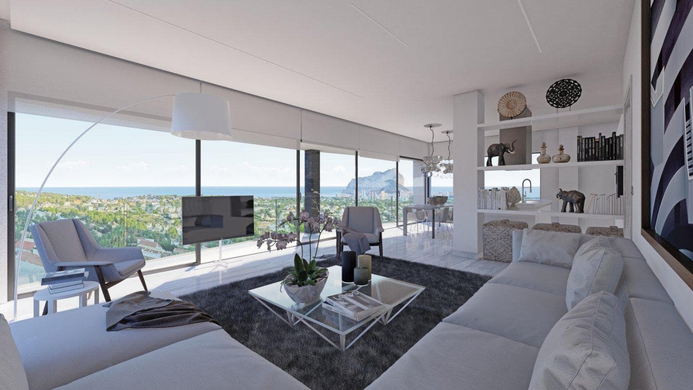 Luxus-Haus von 3 Etagen mit herrlichem Panoramablick auf das Meer in Calpe Diese Villa mit Vorschau 3