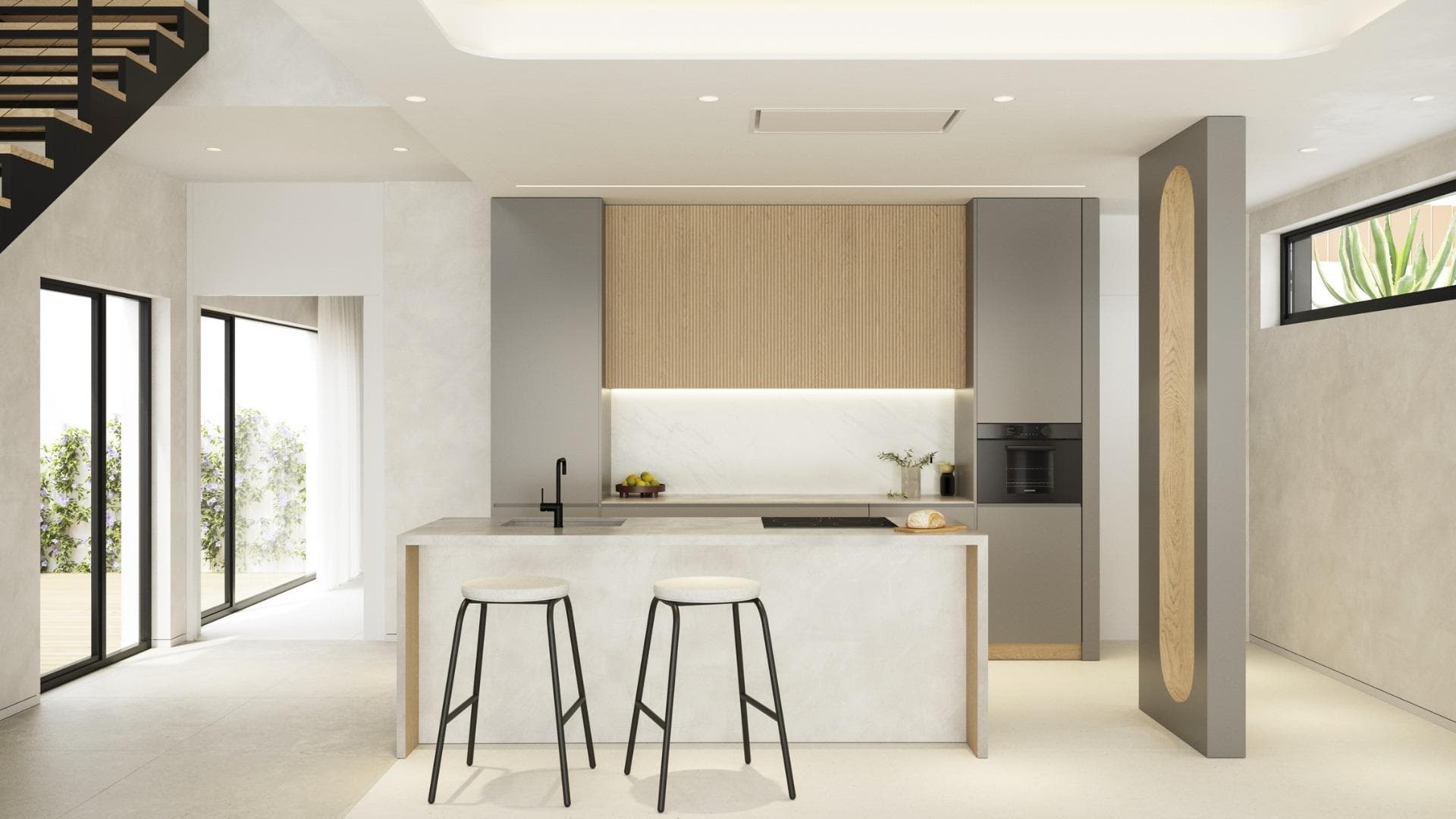 VILLEN MIT HERRLICHEM BLICK ÜBER BENIDORM, IN FINESTRAT Villen mit 3 Schlafzimmern und 3 B Vorschau 4