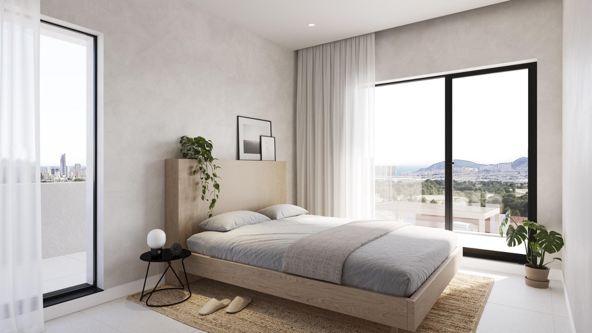 VILLEN MIT HERRLICHEM BLICK ÜBER BENIDORM, IN FINESTRAT Villen mit 3 Schlafzimmern und 3 B Vorschau 5