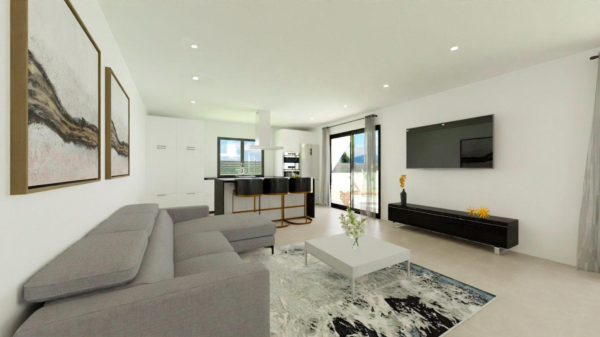 NEUBAU VILLEN IN MONFORTE DEL CID Neubau Villen in Monforte del Cid, mit dem Golfplatz nur Vorschau 4