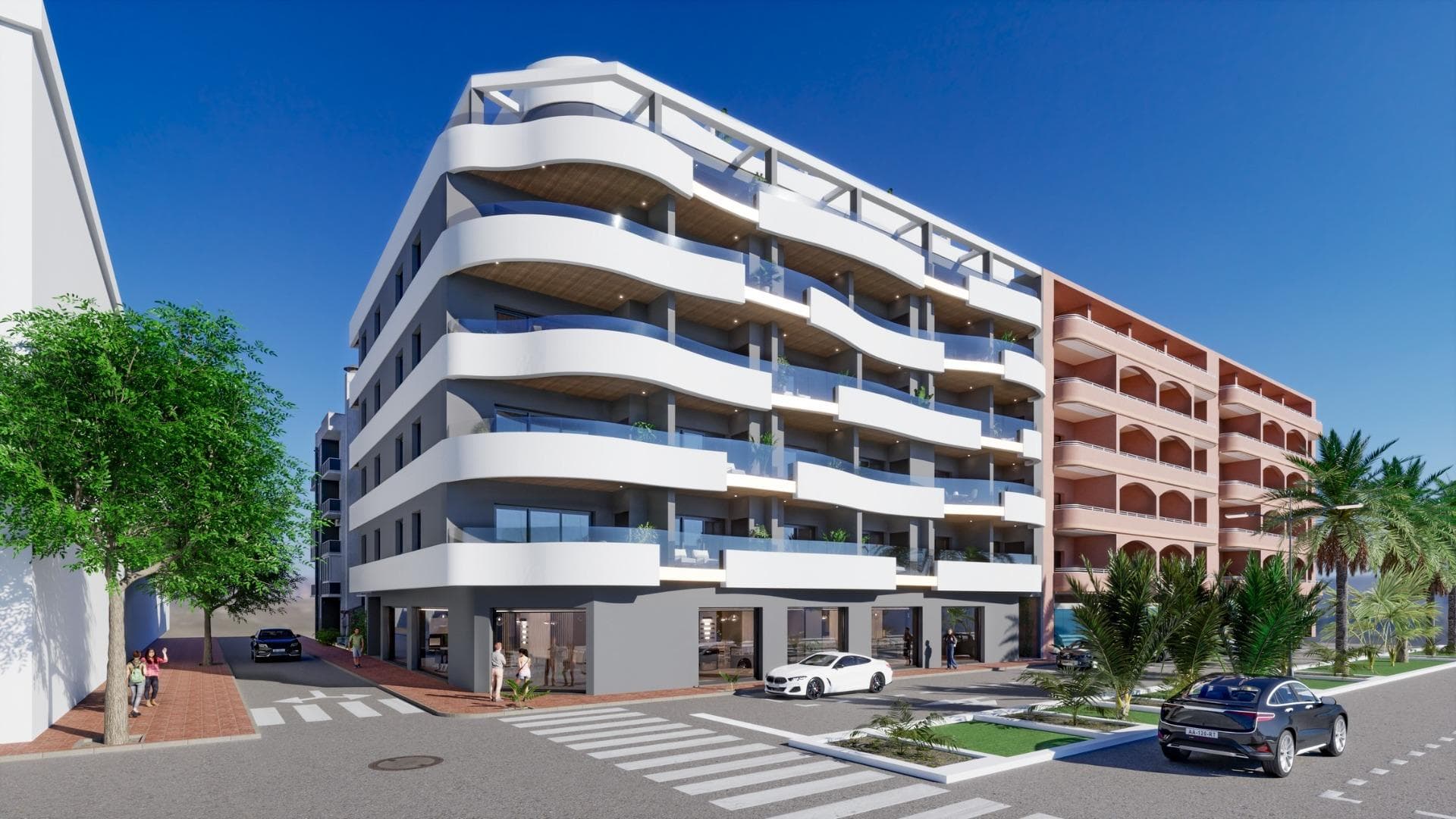 NEUBAUWOHNUNG IN TORREVIEJA Ein Neubau mit avantgardistischem Design auf fünf Etagen in To Vorschau 2