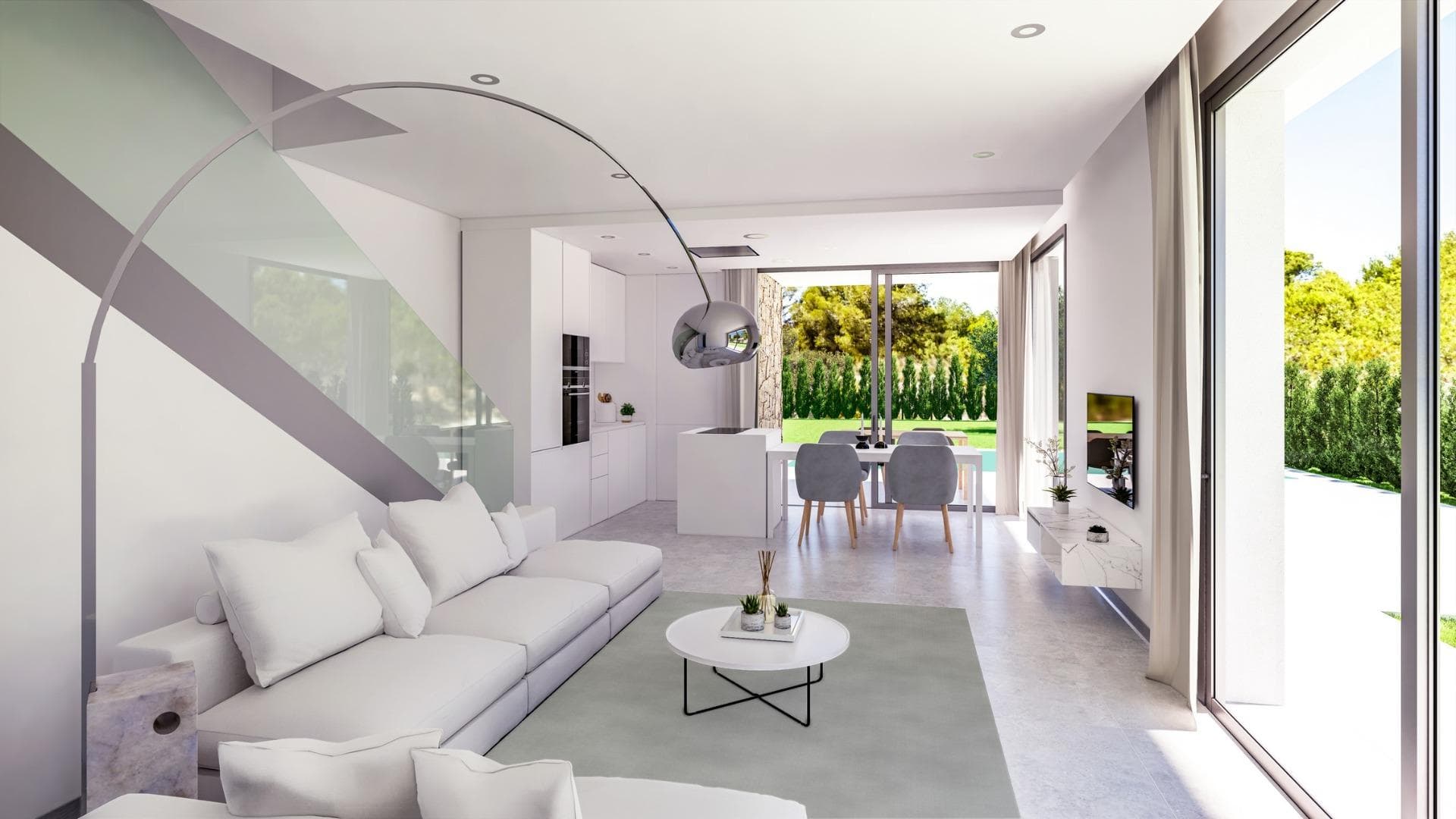 PRÄCHTIGE NEUBAU VILLA IN FINESTRAT MIT MEERBLICK Luxuriöse Neubauvillen in Sierra Cortina Vorschau 4