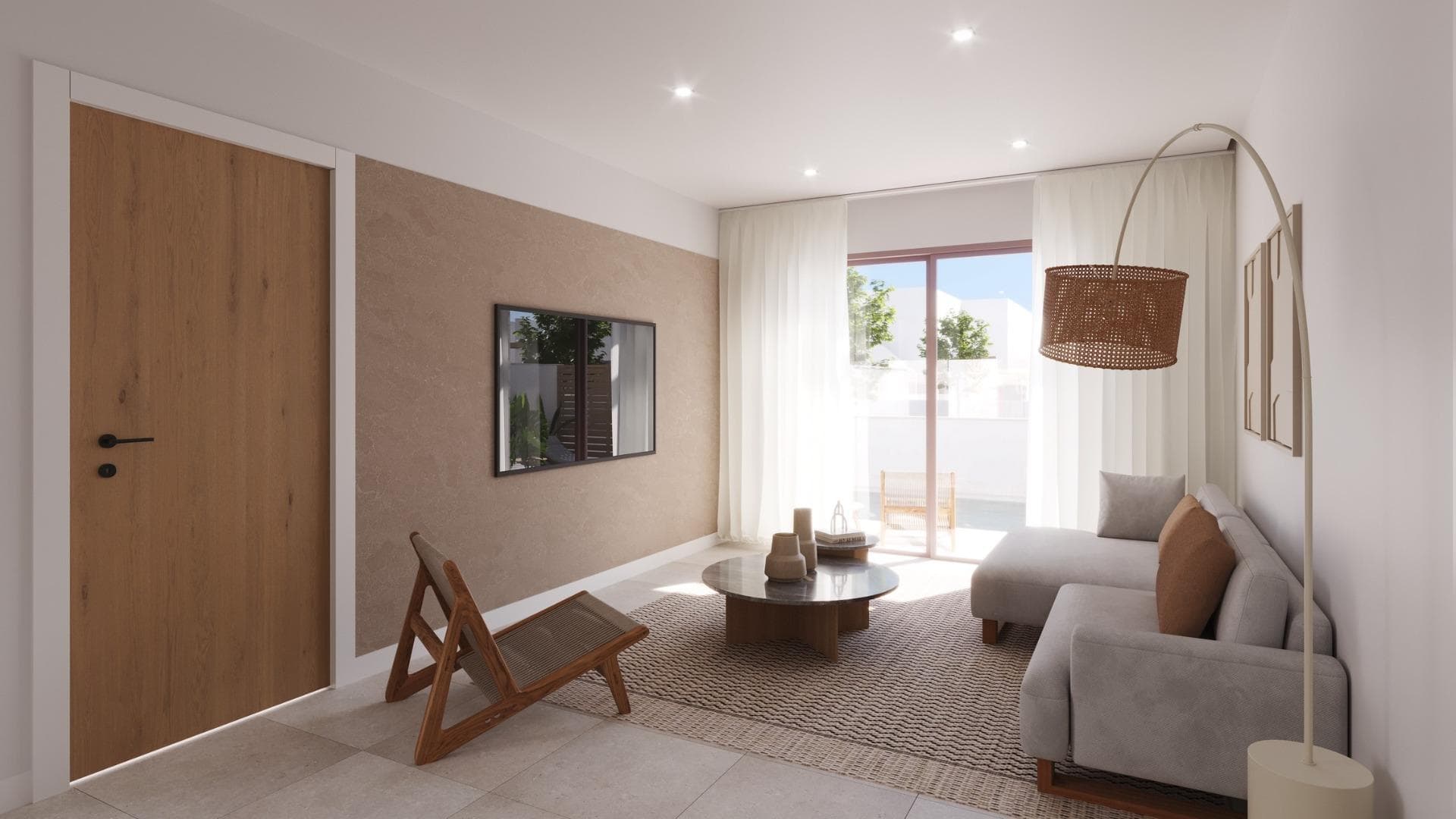 VILLA MIT 3 SCHLAFZIMMERN AUF EINER ETAGE, NEUBAU IN TORRE PACHECO Neubau Villen in Roldan Vorschau 3