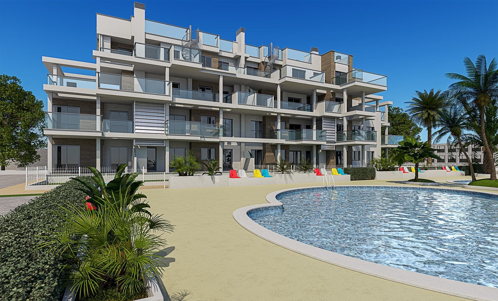 NEUBAU WOHNUNG MIT 3 SCHLAFZIMMERN NUR 100 M VOM STRAND ENTFERNT IN DENIA Neu gebaute Wohn Vorschau 5