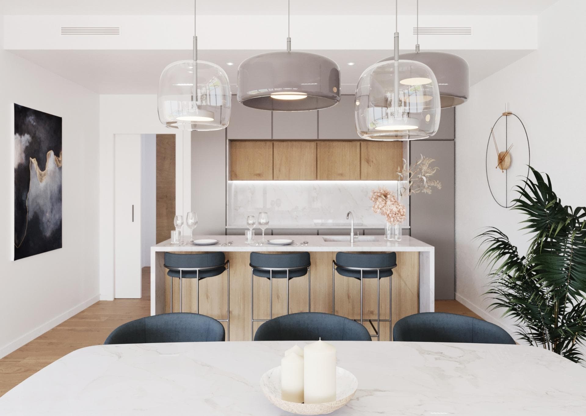 NEUE EINSTÖCKIGE VILLEN MIT EXKLUSIVEM MEERBLICK IN POLOP Der Neubau von Villen in Polop b Vorschau 5