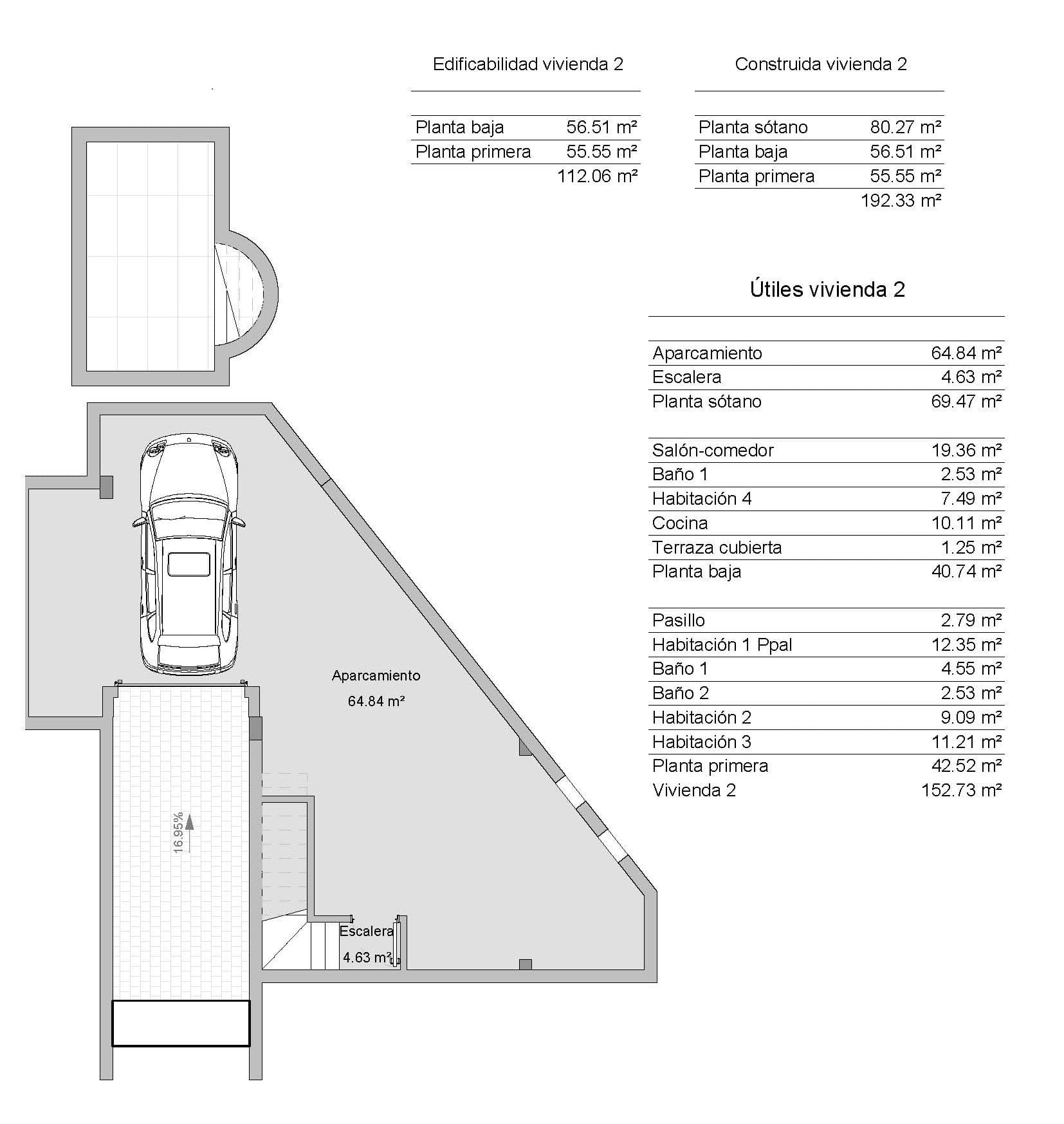 NEUBAU EINER 4-SCHLAFZIMMER-DOPPELHAUSHÄLFTE IN LOS ALCAZARES Neubau-Villa in Los Alcazare Vorschau 5
