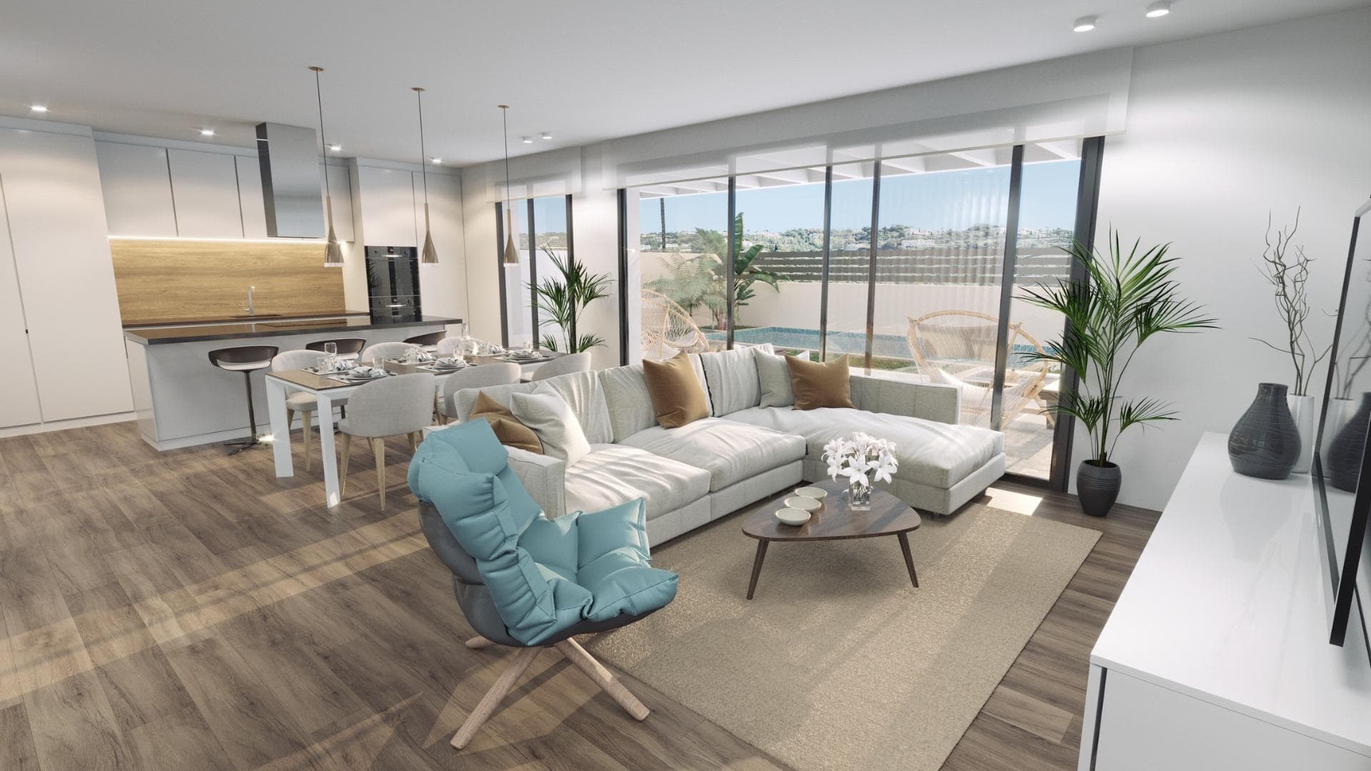 MODERNE NEUBAU VILLA MIT MEER- UND BERGBLICK IN FINESTRAT Neubauprojekt von 10 modernen De Vorschau 2