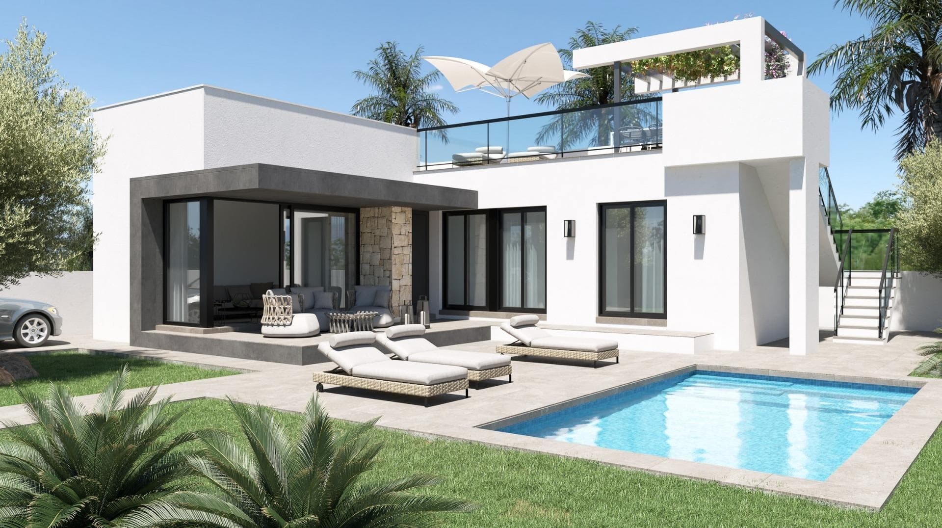 NEUBAU VILLA MIT 3 SCHLAFZIMMERN IN ELS POBLETS (DENIA) Diese neue Wohnanlage wird 4 herrl