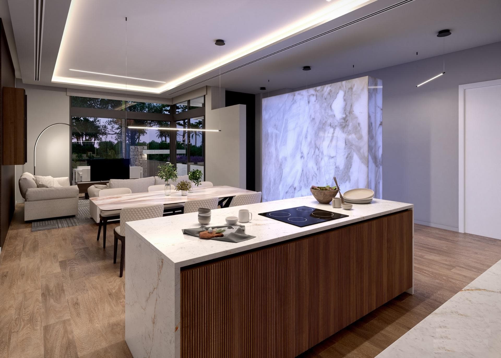 HERRLICHE 3 SCHLAFZIMMER-VILLA IN PRIVATEM KOMPLEX IN DER REGION MURCIA Neubau von Villen  Vorschau 5