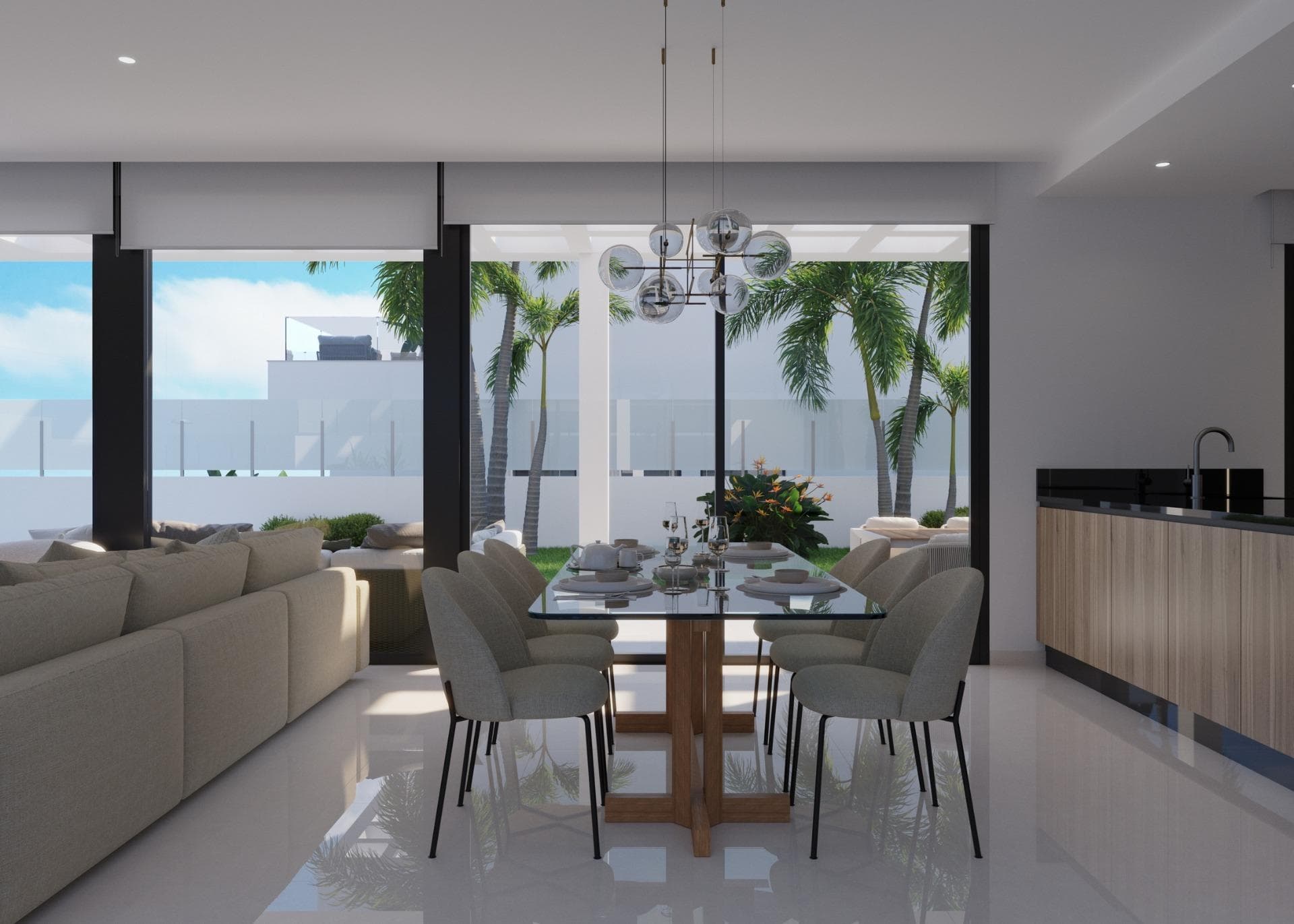 NEUBAU VILLA MIT 3 SCHLAFZIMMERN UND ATEMBERAUBENDEM BLICK AUF DAS MEER IN FINESTRAT Neuba Vorschau 4