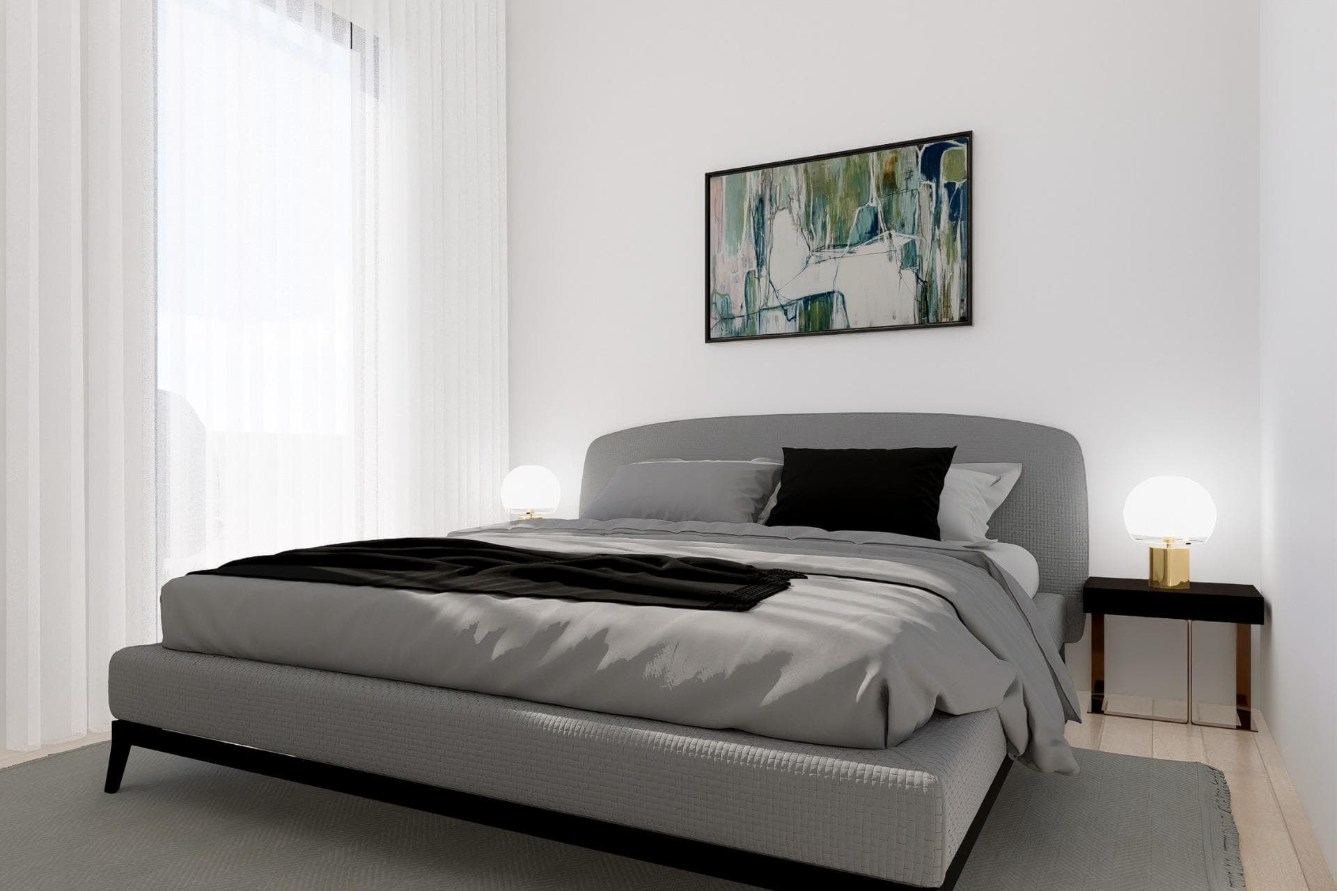 NEUBAU HALB-FREISTEHENDE VILLA MIT 3 SCHLAFZIMMERN UND PRIVATEM POOL IN LA ZENIA(ORIHUELA  Vorschau 6