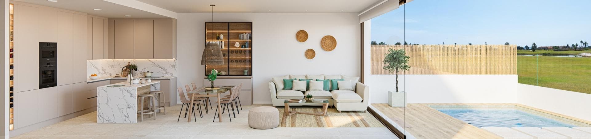 NEUBAU VILLA MIT 3 SCHLAFZIMMERN AUF EINER ETAGE IN LOS ALCAZARES Die Wohnanlage bietet ei Vorschau 2