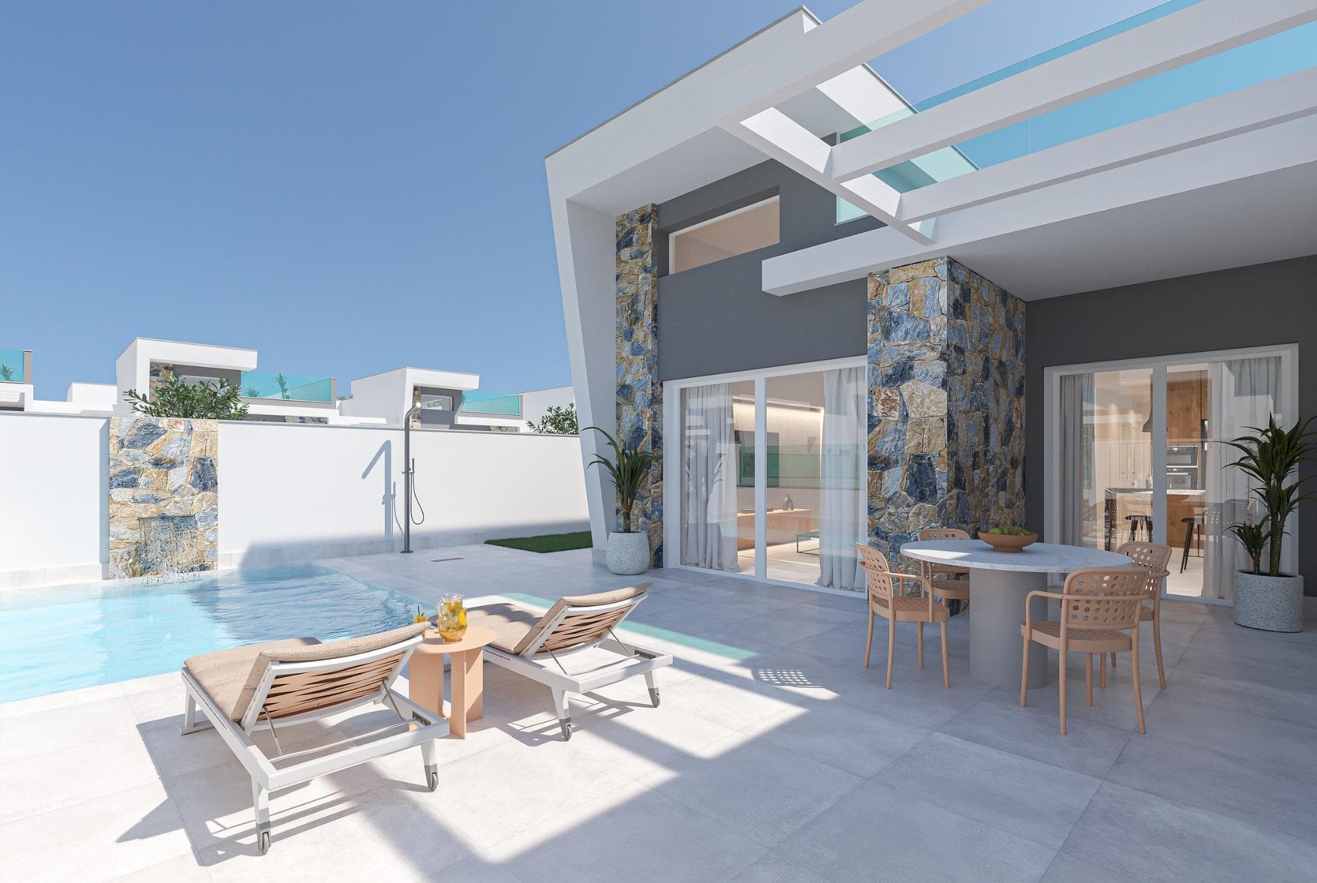 Neu gebaute moderne Villa mit privatem Pool und in Strandnähe in Los Alcazares Luxuriöses  Vorschau 2