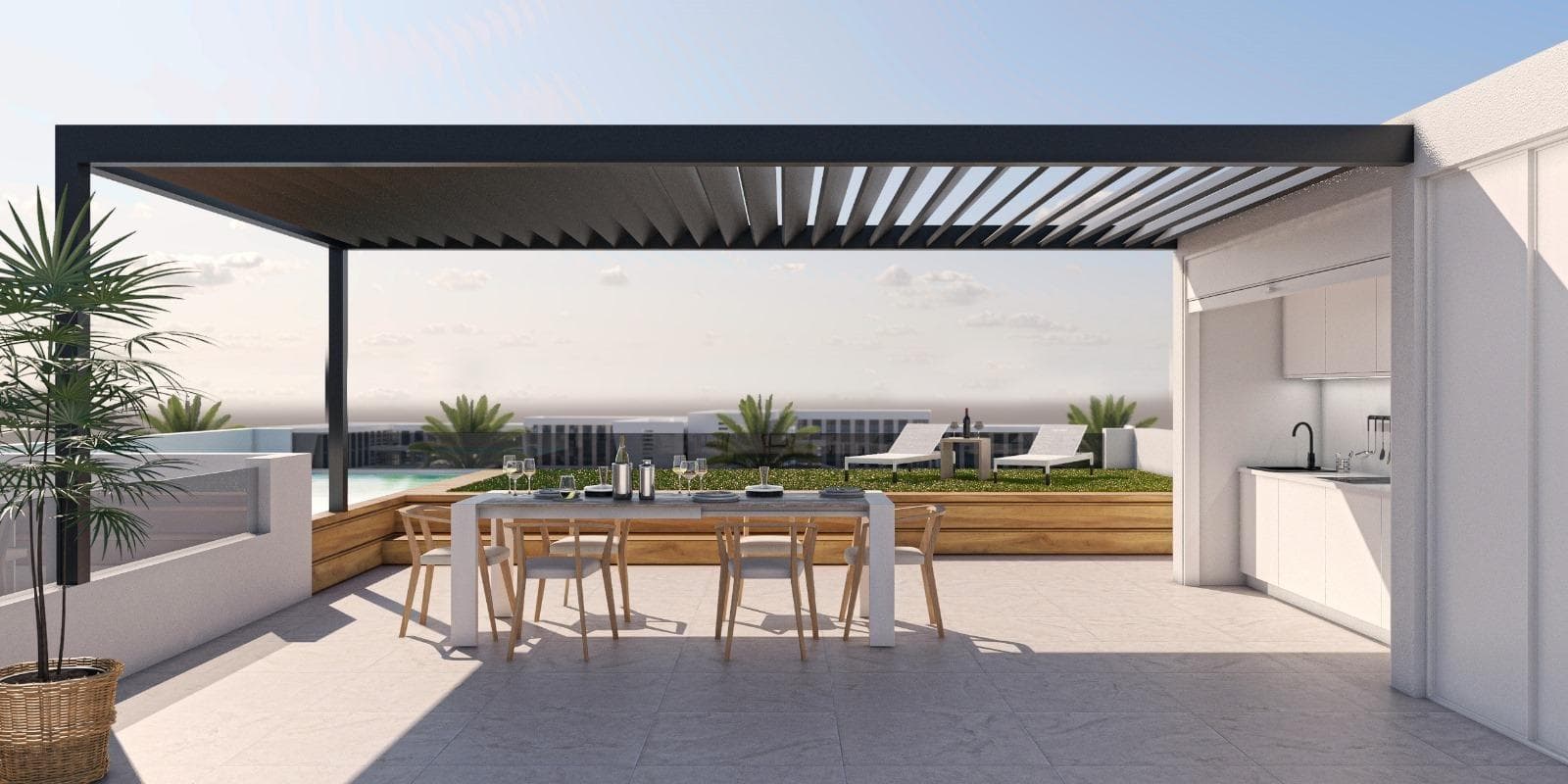 3-Zimmer-Dachgeschoss-Wohnung mit Solarium und privatem Pool in San Pedro del Pinatar Vorschau 2