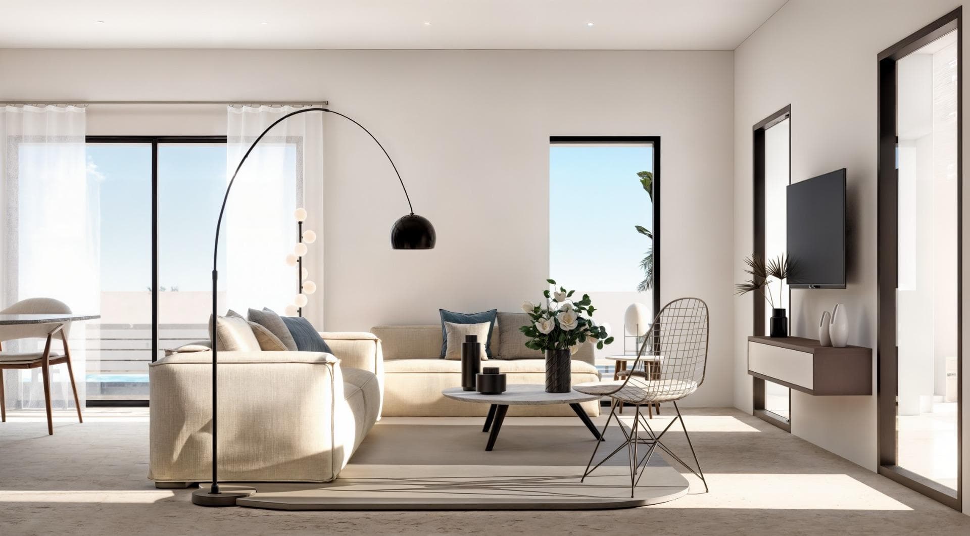 Neubau einer 3-Schlafzimmer-Villa mit Meerblick in Finestrat-Benidorm Exklusive Wohnanlage Vorschau 4