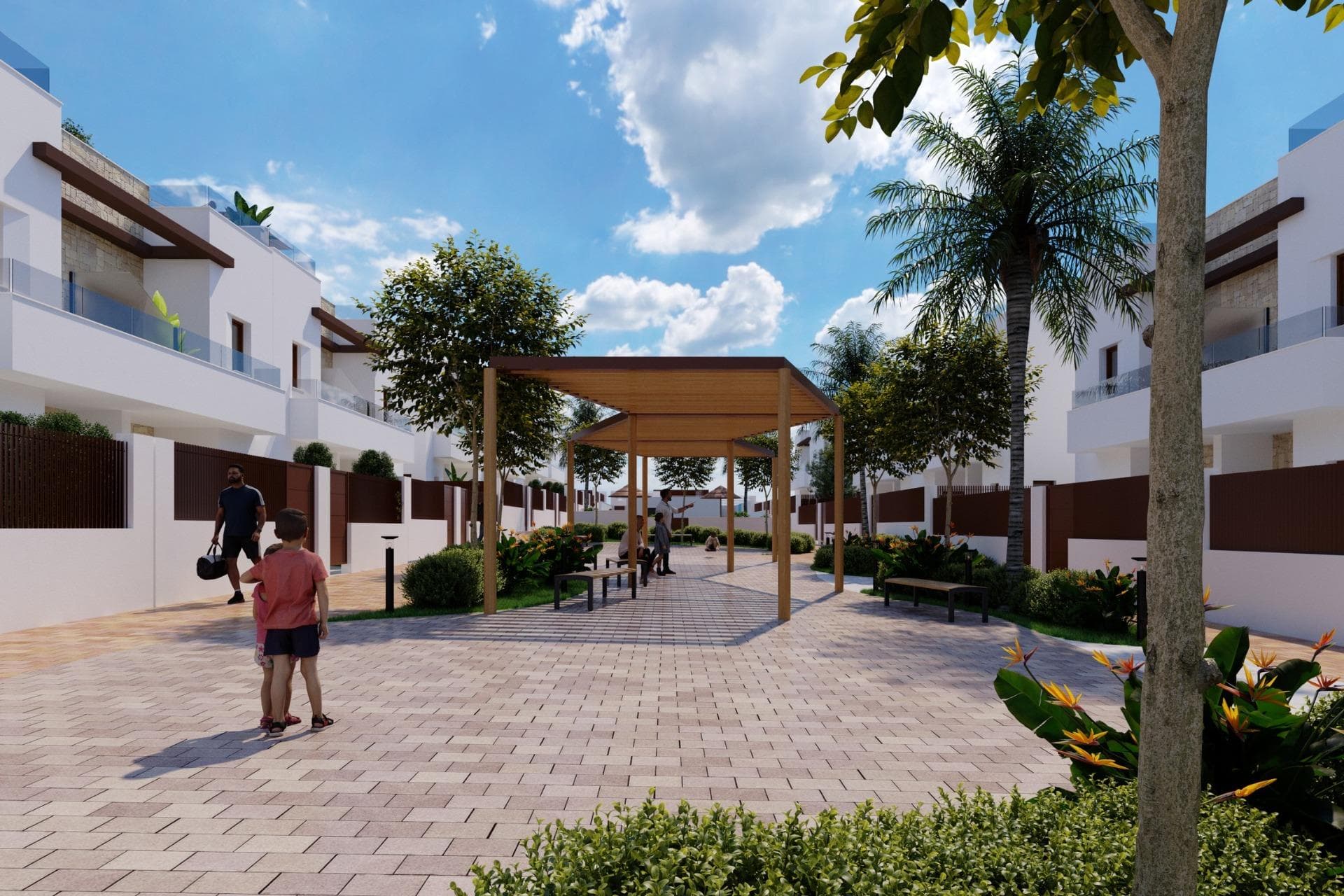 Neubau eines Stadthauses mit 3 Schlafzimmern im Golf Resort, Orihuela Exklusive Wohnanlage Vorschau 3