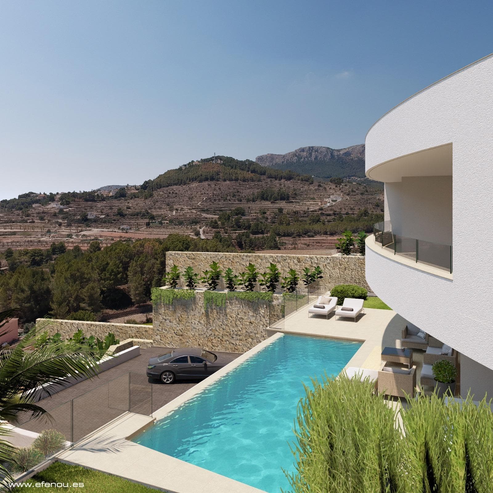 Luxuriöse Villa mit 4 Schlafzimmern und Meerblick in Calpe zu verkaufen Erstklassige Lage  Vorschau 6