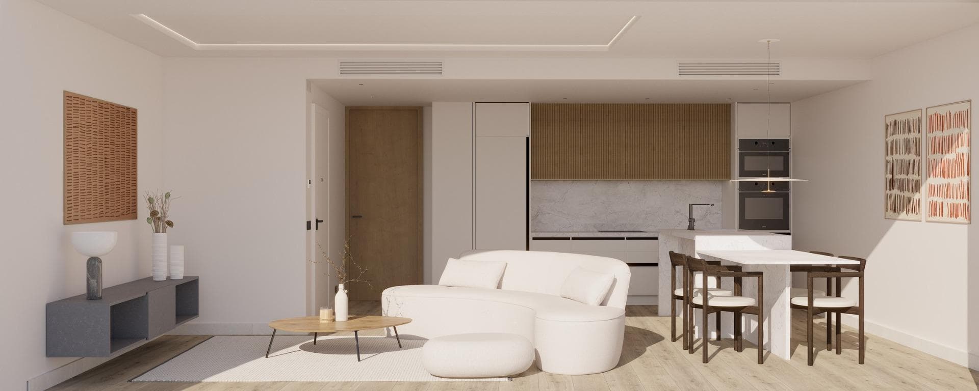 Dachgeschoss 2-Zimmer-Wohnung nur 300m vom Strand entfernt und mit Meerblick in La Mata, T Vorschau 3