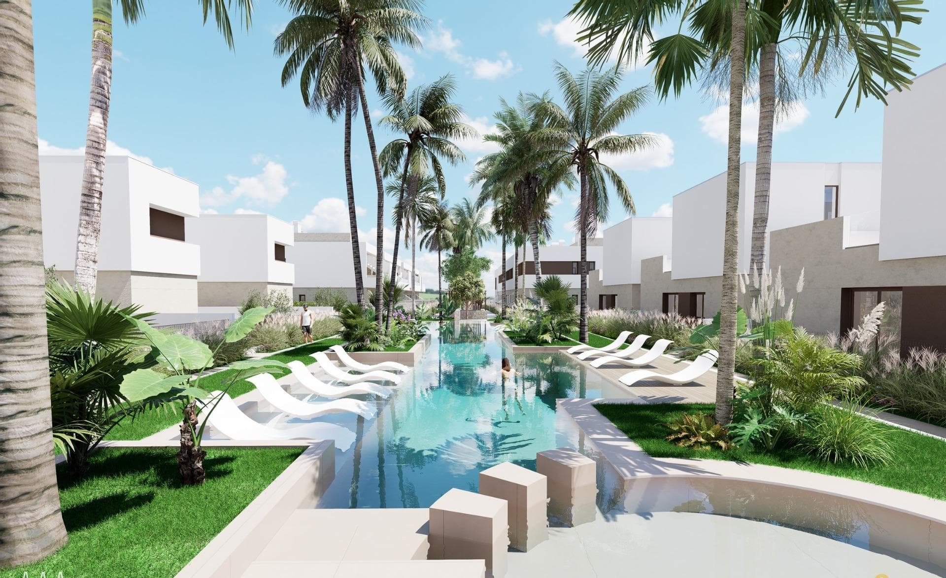 3-Zimmer-Wohnung im obersten Stockwerk mit privater Dachterrasse in Los Alcazares zu verka