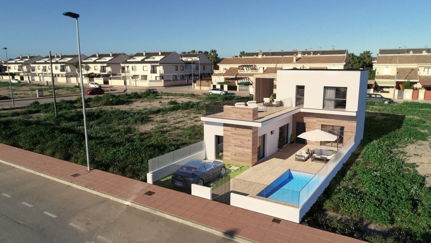 3 Schlafzimmer Stadthaus mit privatem Pool zum Verkauf in San Javier