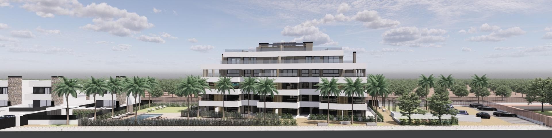 2-Zimmer-Wohnung zum Verkauf in einer privaten Anlage in der Region Murcia