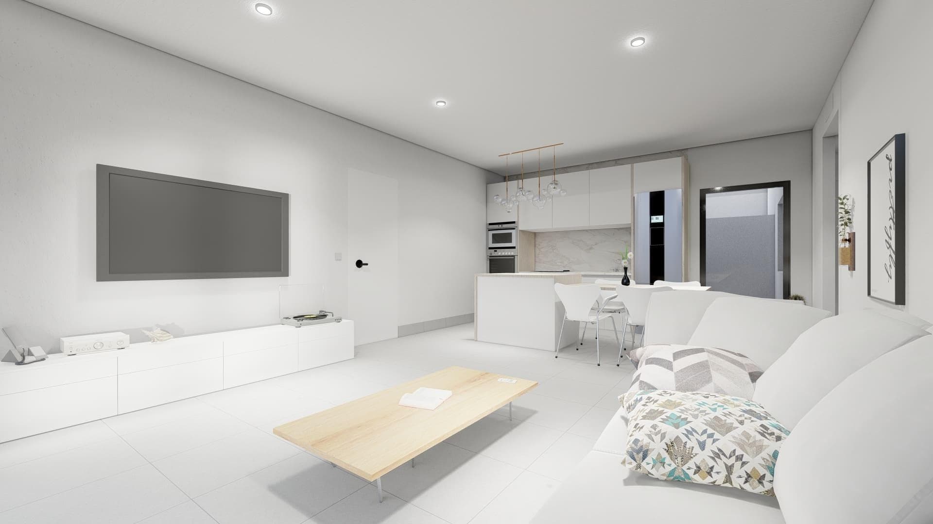 Ebenerdiges 3-Schlafzimmer-Reihenhaus mit Solarium und privatem Pool zu verkaufen in Roldá Vorschau 3