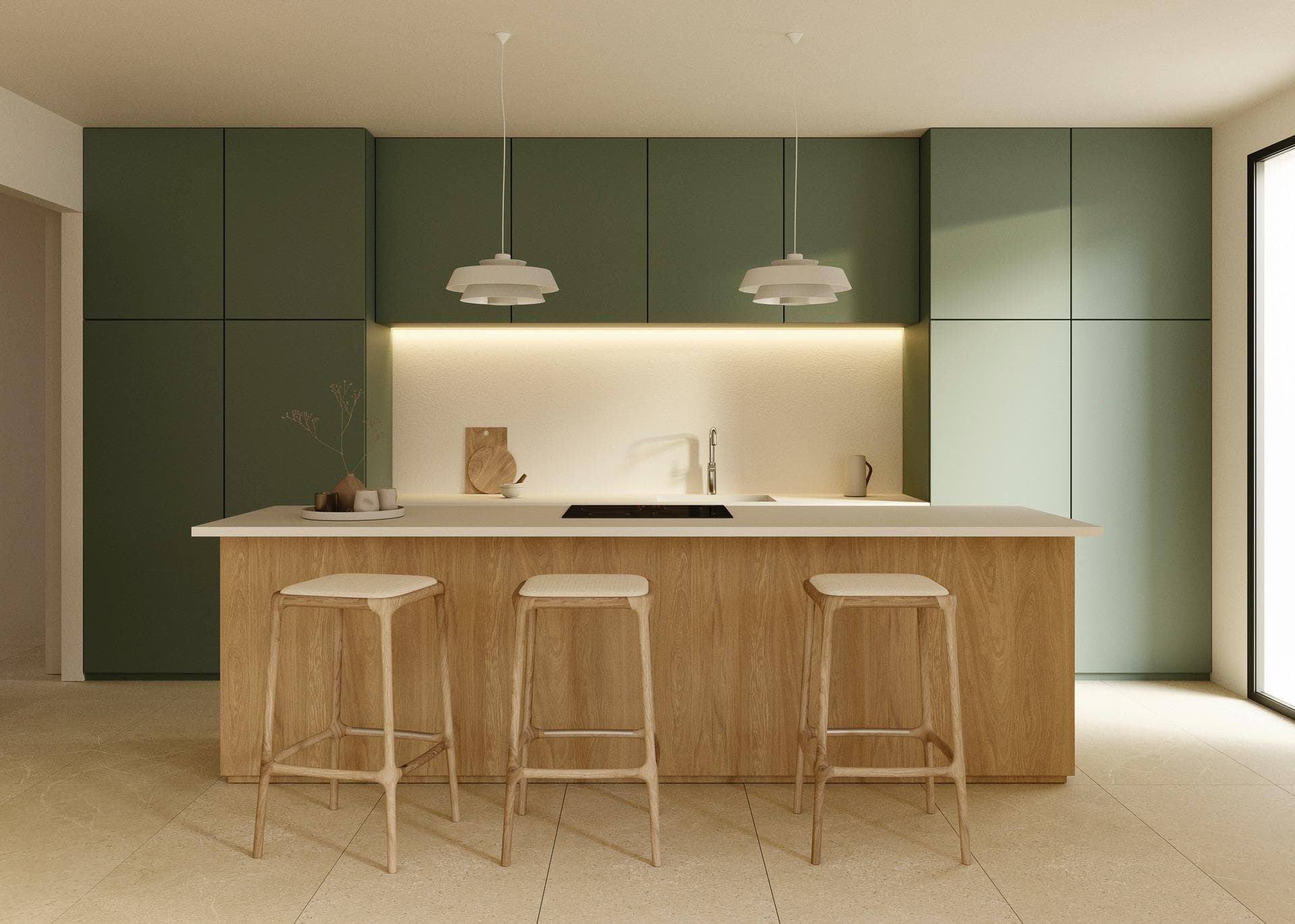 3 Schlafzimmer ebenerdige Villa zum Verkauf in Polop de la Marina, Costa Blanca Moderne Ne Vorschau 3