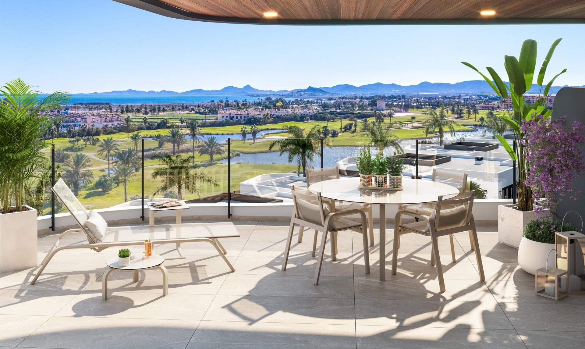 2-Schlafzimmer-Wohnung im Erdgeschoss auf der ersten Linie Golfplatz in Los Alcazares Vorschau 5