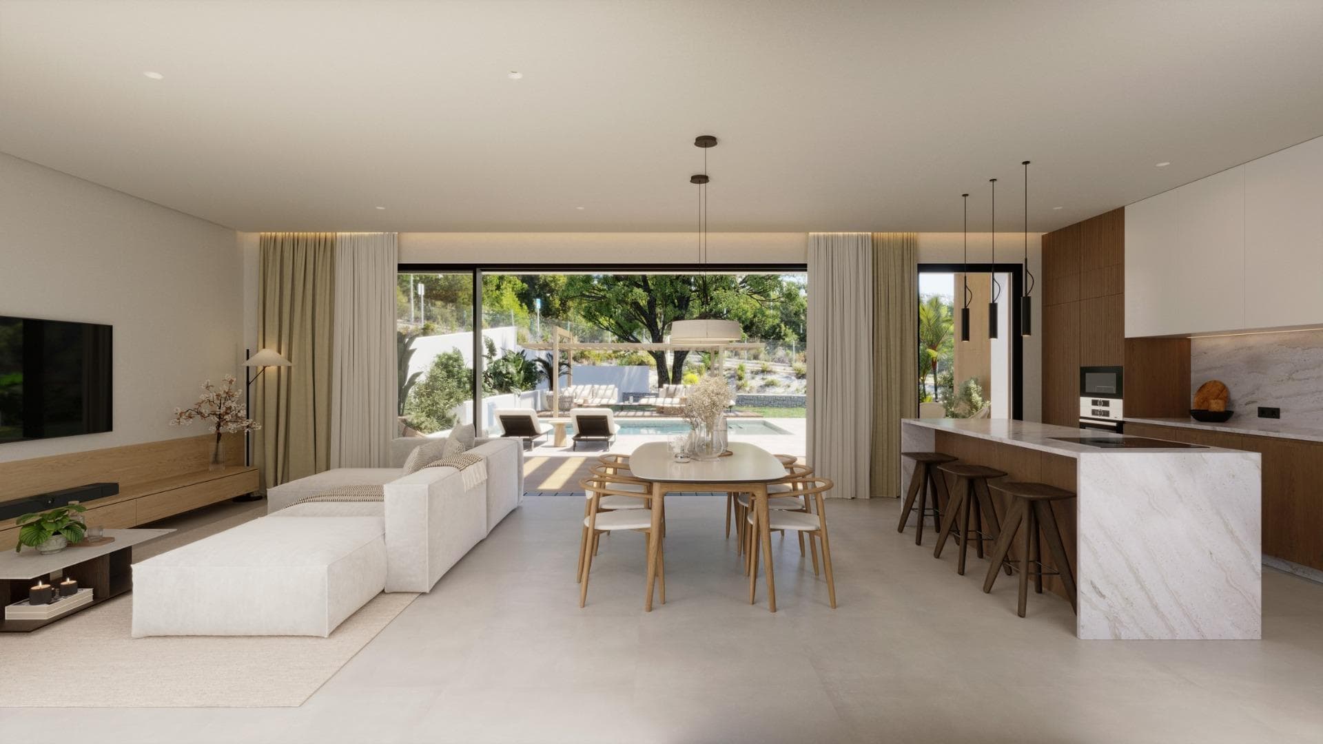 Einstöckige Villa mit 3 Schlafzimmern und privatem Pool in Finestrat Exklusive Neubau-Vill Vorschau 2