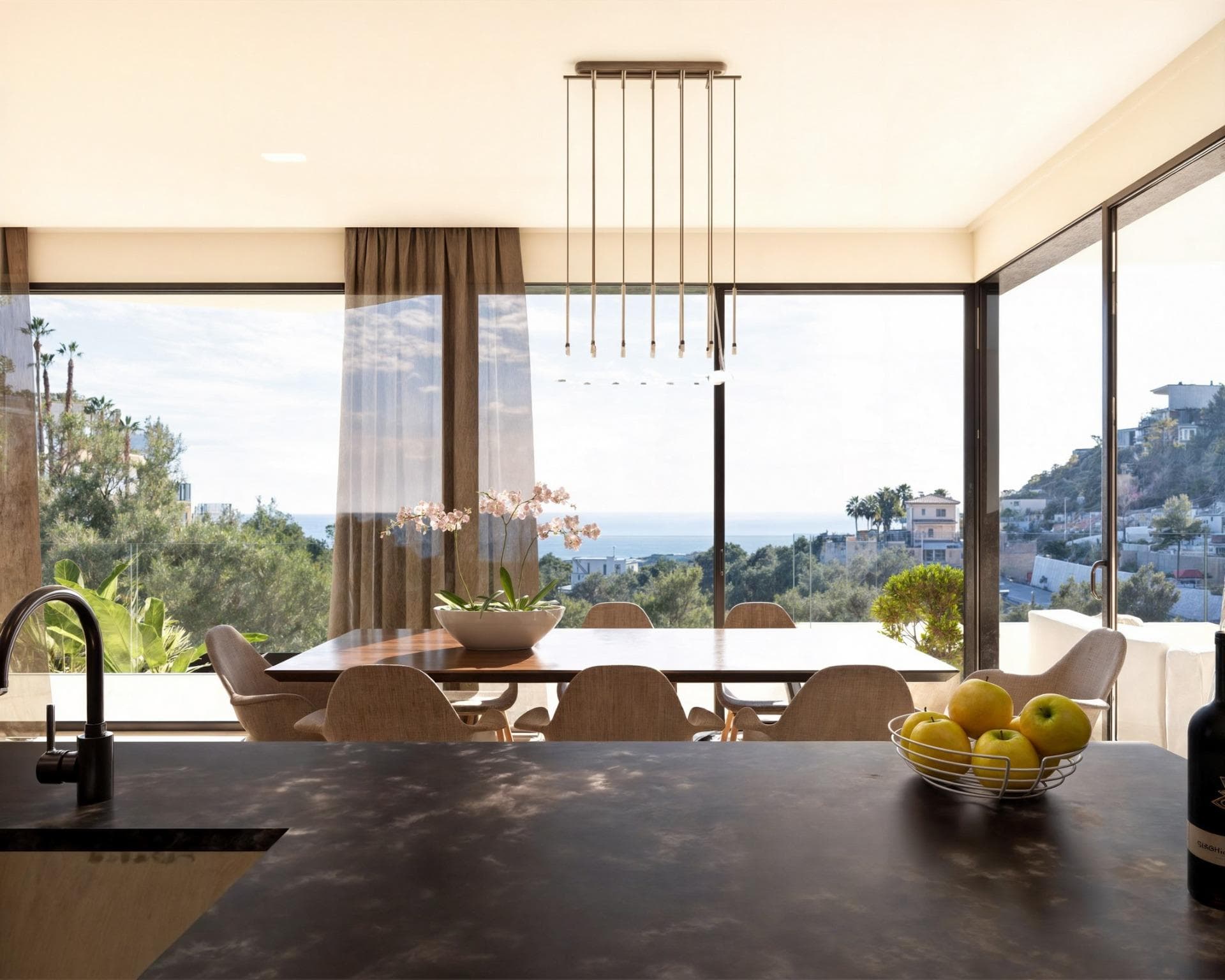 Luxuriöse Villa mit 4 Schlafzimmern, Infinity-Pool und atemberaubendem Meerblick in Beniss Vorschau 4