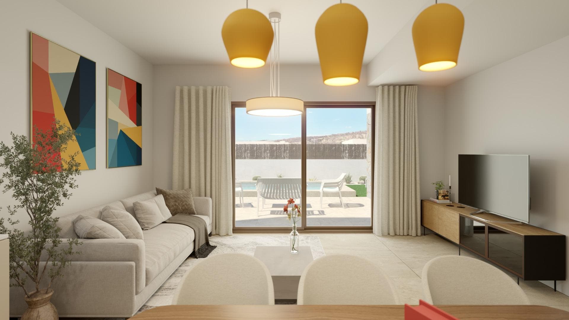 3-Zimmer-Villa mit privatem Pool zu verkaufen im Golf Resort in Algorfa Entdecken Sie dies Vorschau 3