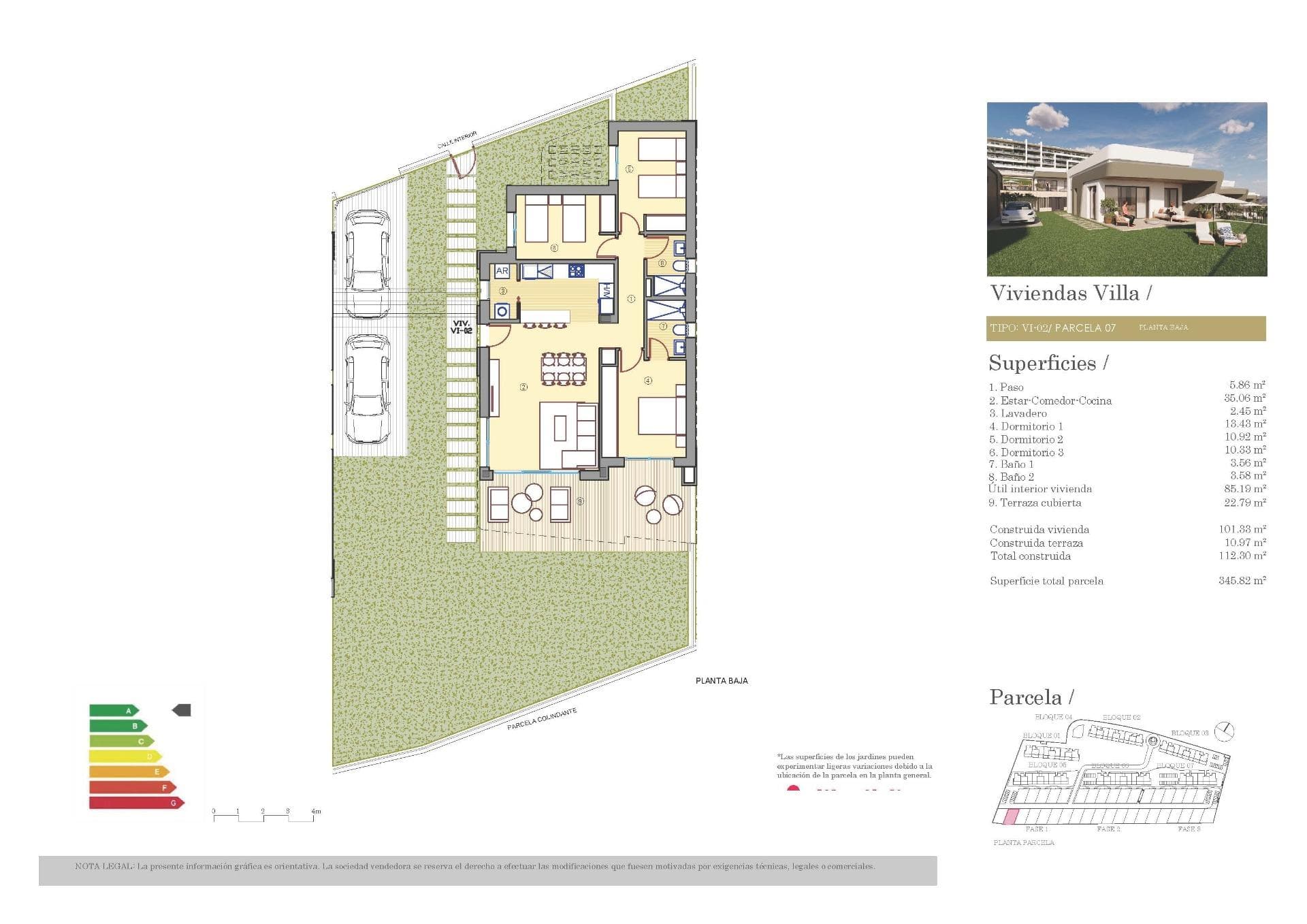 Einstöckige Villa mit 3 Schlafzimmern in einer Wohnanlage in Mutxamel (Alicante) zu verkau Vorschau 6