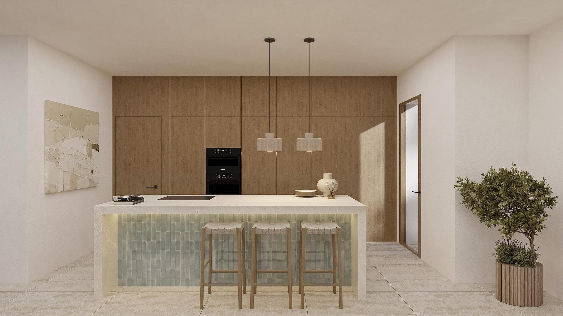 Atemberaubende Villa im Ibiza-Stil mit 4 Schlafzimmern und Meerblick in La Fustera, Beniss Vorschau 5