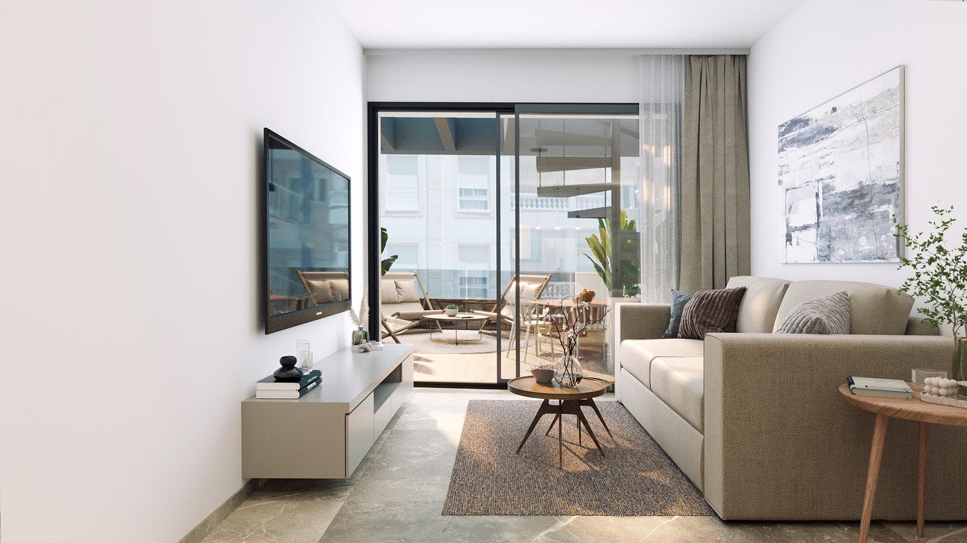 Penthouse mit 2 Schlafzimmern und privater Dachterrasse zu verkaufen, 250 Meter von La Pla Vorschau 3