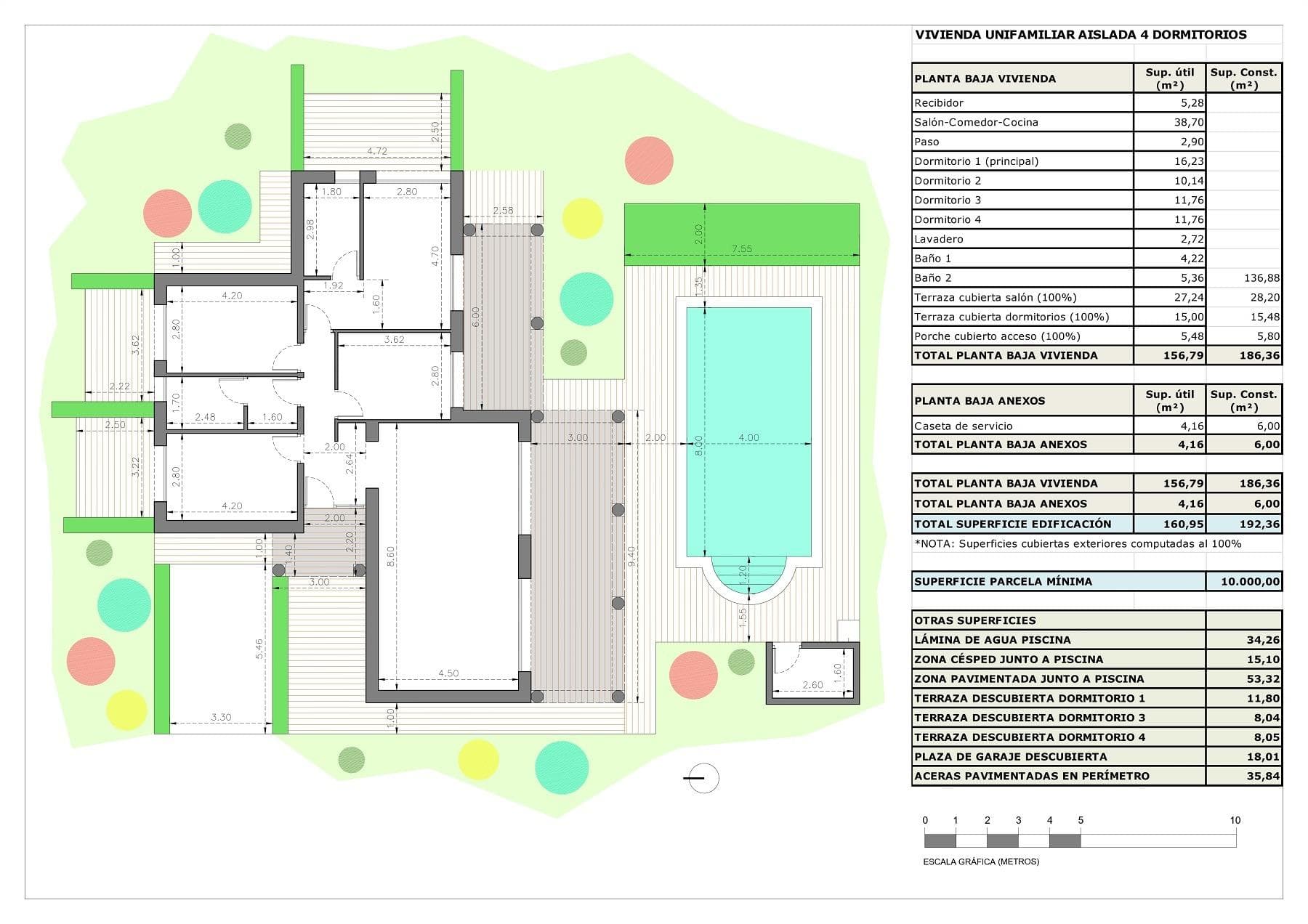 Villa mit 4 Schlafzimmern und privatem Pool auf großzügigen ländlichen Grundstücken in Pin Vorschau 6