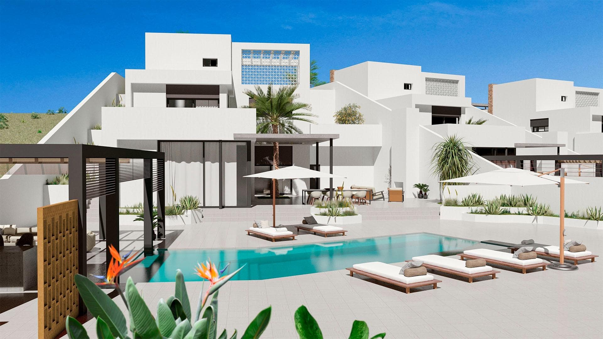 Luxusvilla mit 4 Schlafzimmern und privatem Pool in der Urbanisation La Marina, San Fulgen Vorschau 2