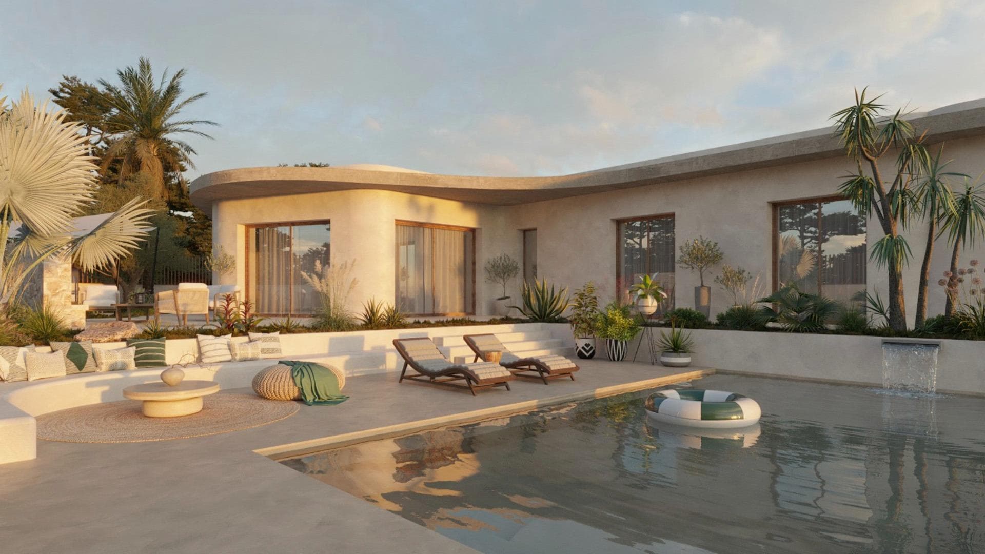 Luxusvilla mit 4 Schlafzimmern auf einer Ebene, mit privatem Pool und Untergeschoss, in de