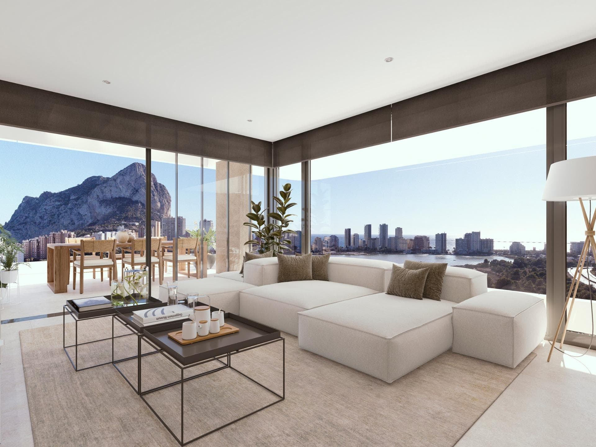 Luxusapartment mit 2 Schlafzimmern und Meerblick zum Verkauf in Calpe, Costa Blanca Dieses Vorschau 5