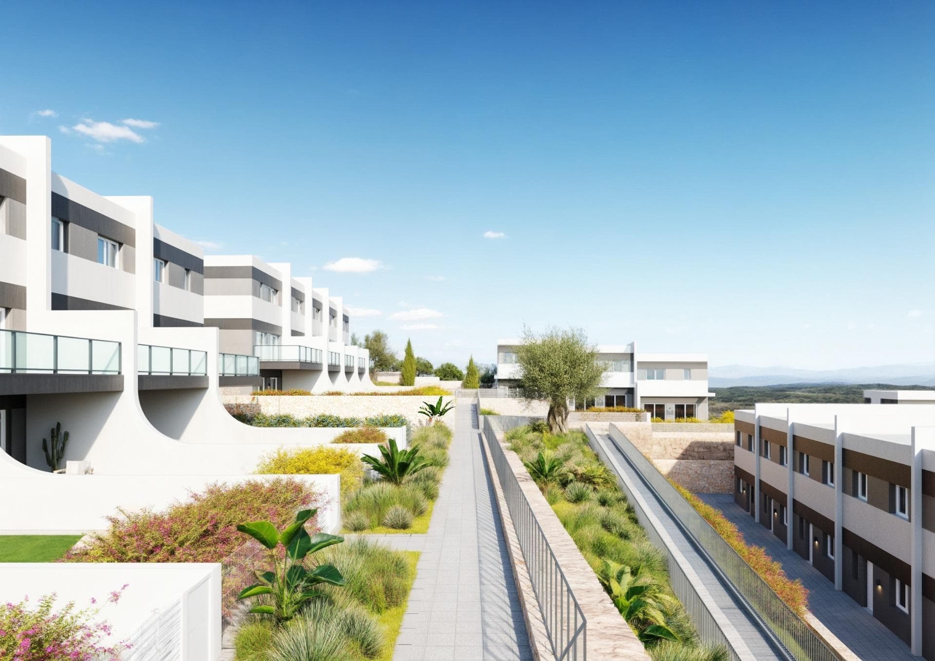 Reihenhaus mit 3 Schlafzimmern zum Verkauf in Balcón de Finestrat, Costa Blanca Moderne Hä Vorschau 4