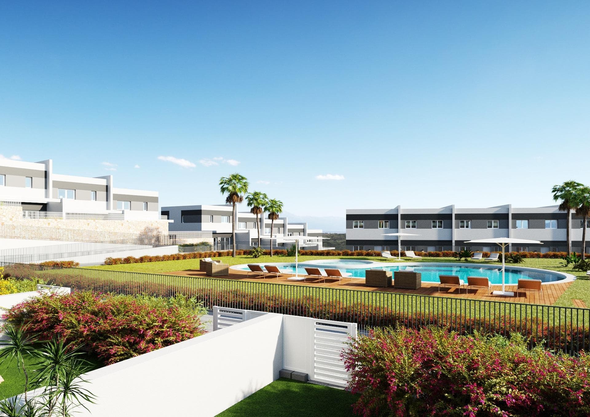 Reihenhaus mit 3 Schlafzimmern zum Verkauf in Balcón de Finestrat, Costa Blanca Moderne Hä Vorschau 5