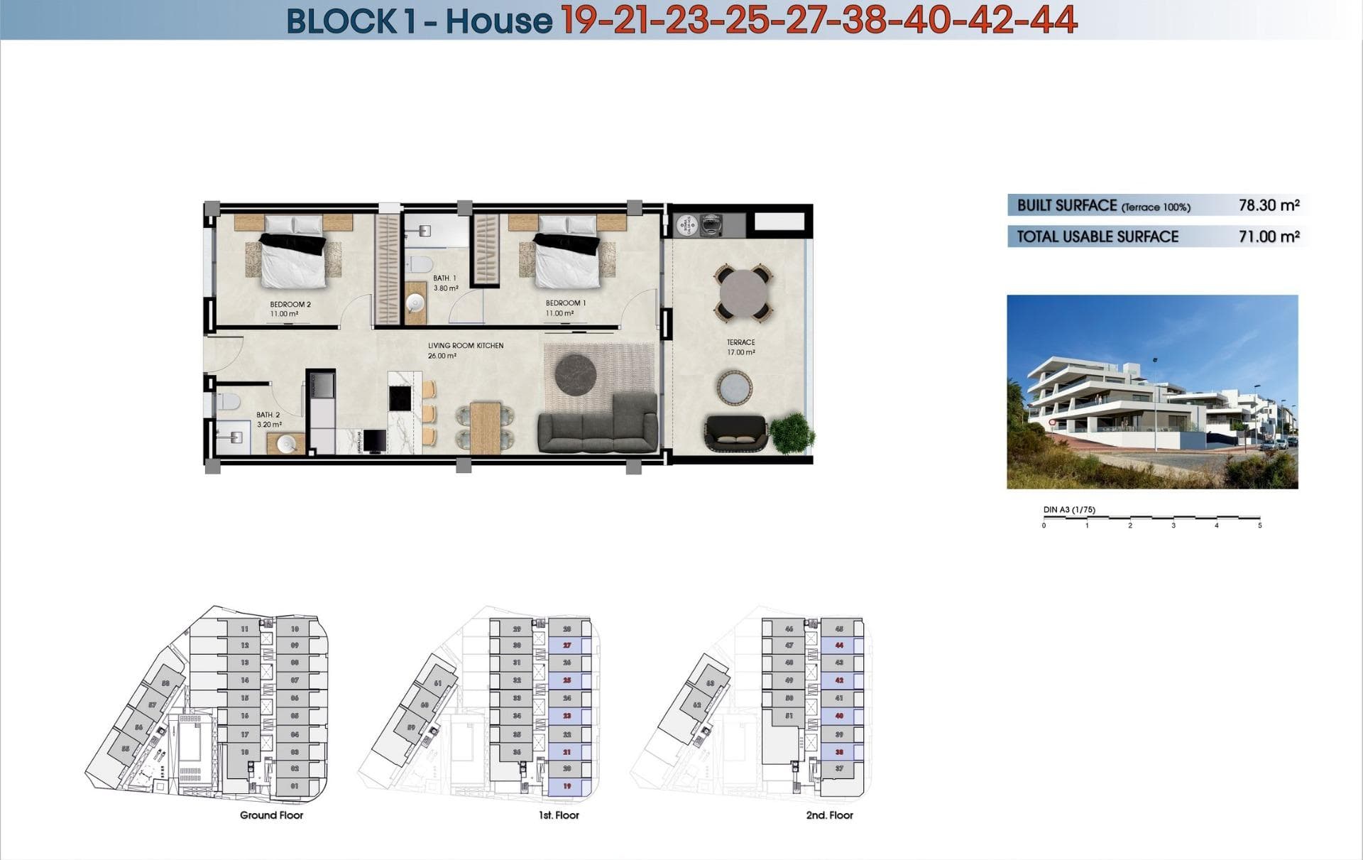 Neubau-Penthouse mit 2 Schlafzimmern, nur 800 m vom Strand El Pinet entfernt Die Wohnung b Vorschau 4