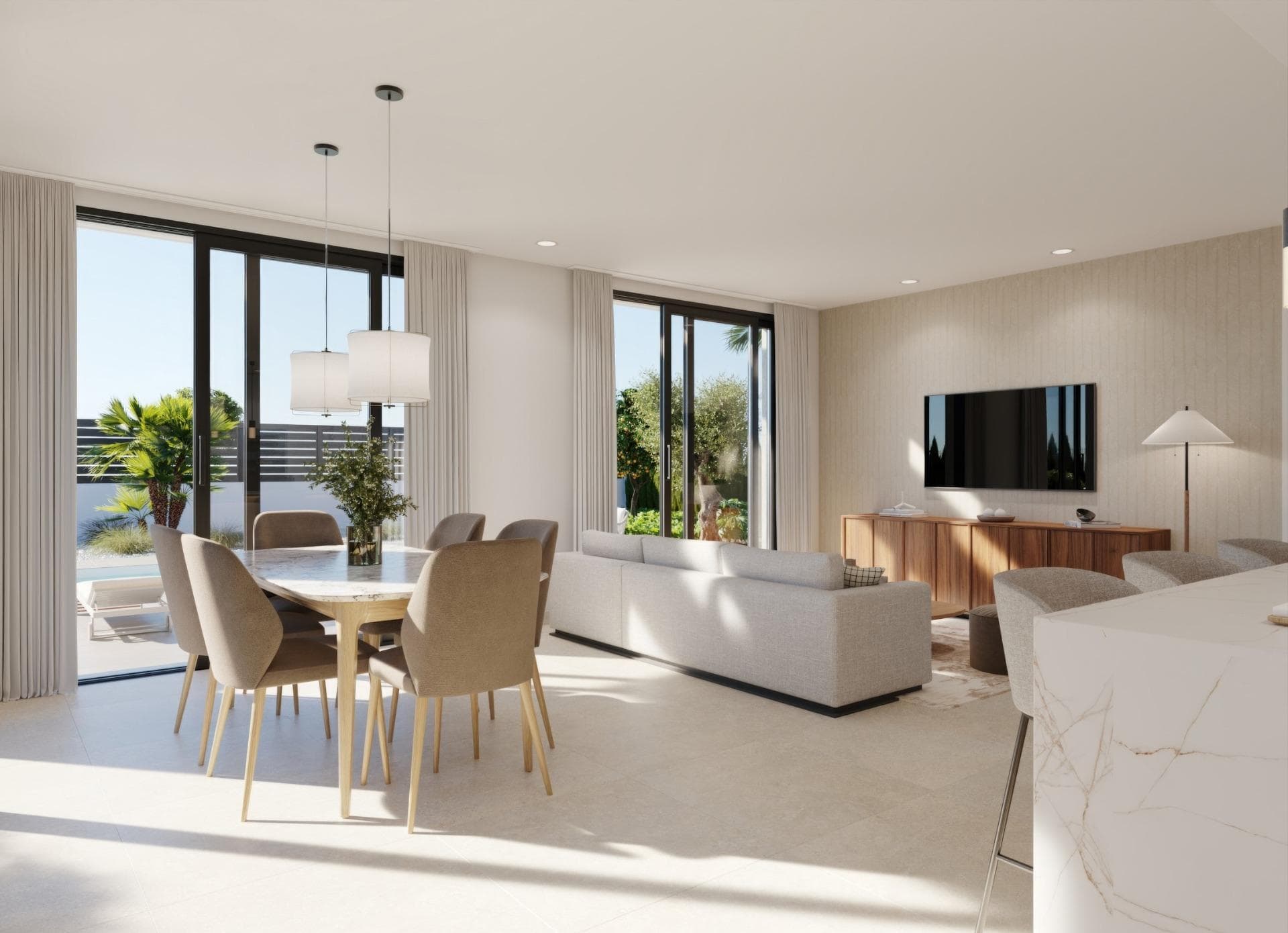 Einstöckige Villa mit 3 Schlafzimmern und privatem Pool im Hacienda del Álamo Golf Resort, Vorschau 2